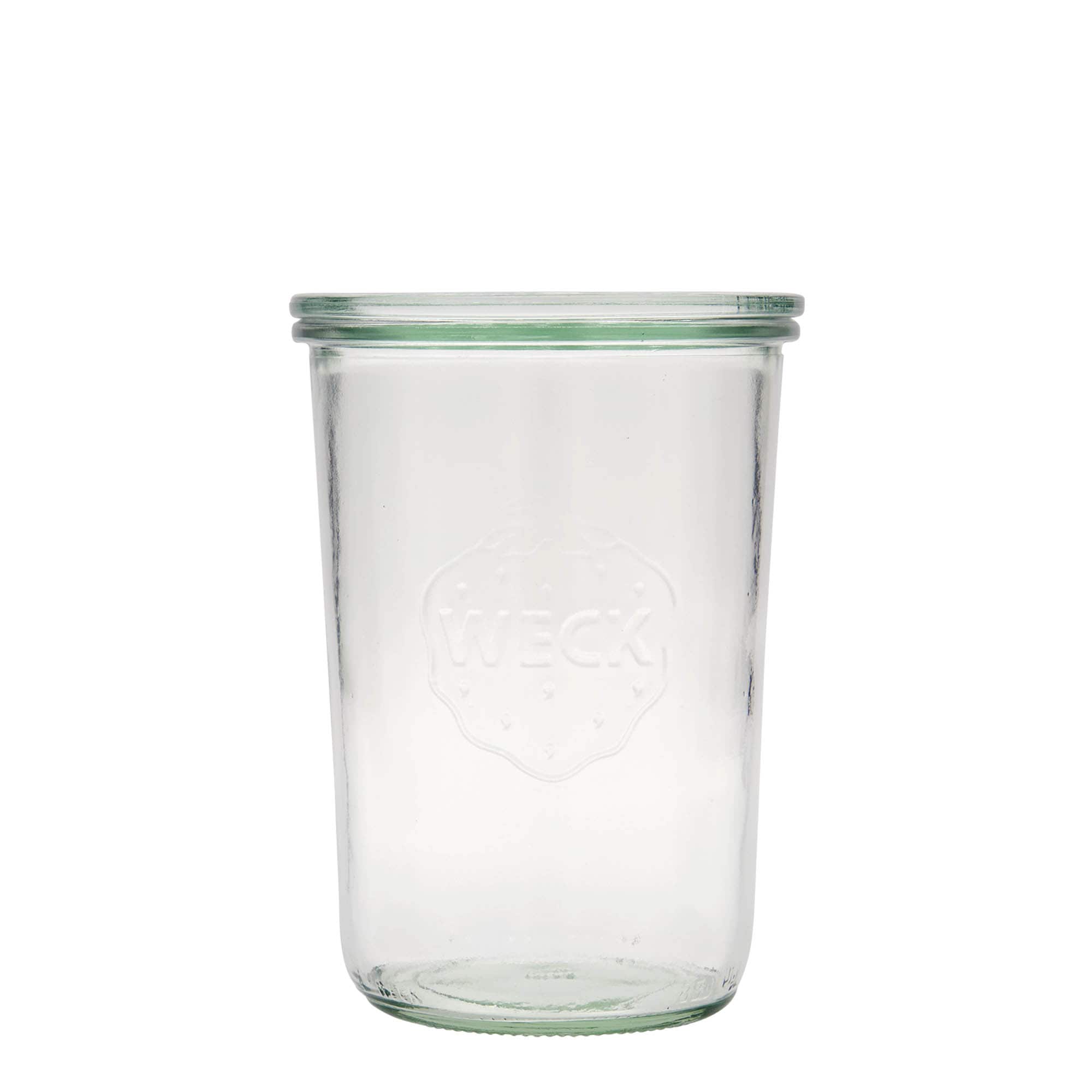 850 ml WECK sylinterimäinen lasipurkki, suu: pyöreä reuna 850 ml WECK sylinterimäinen lasipurkki, suu: pyöreä reuna