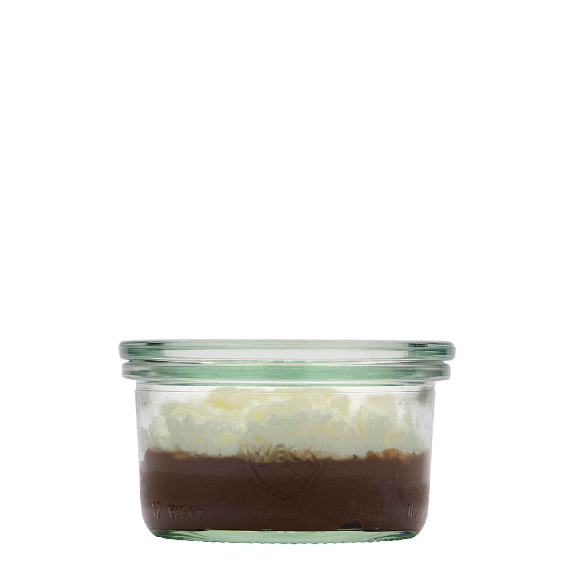 165 ml WECK-käännettävä lasi, suuaukko: pyöreä reuna 165 ml WECK-käännettävä lasi, suuaukko: pyöreä reuna
