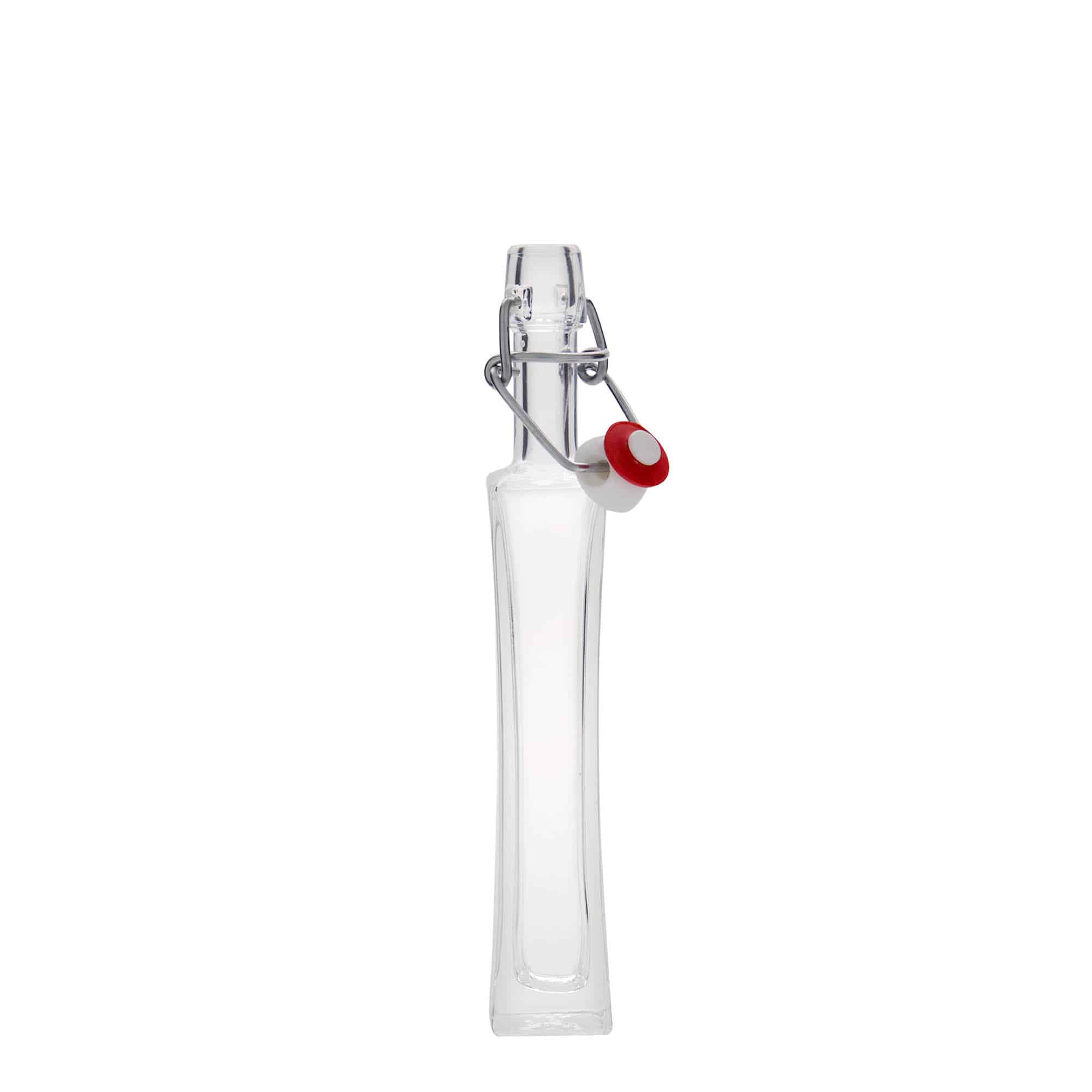 40 ml lasipullo ”Koko”, neliömäinen, suuaukko: lukittava kansi