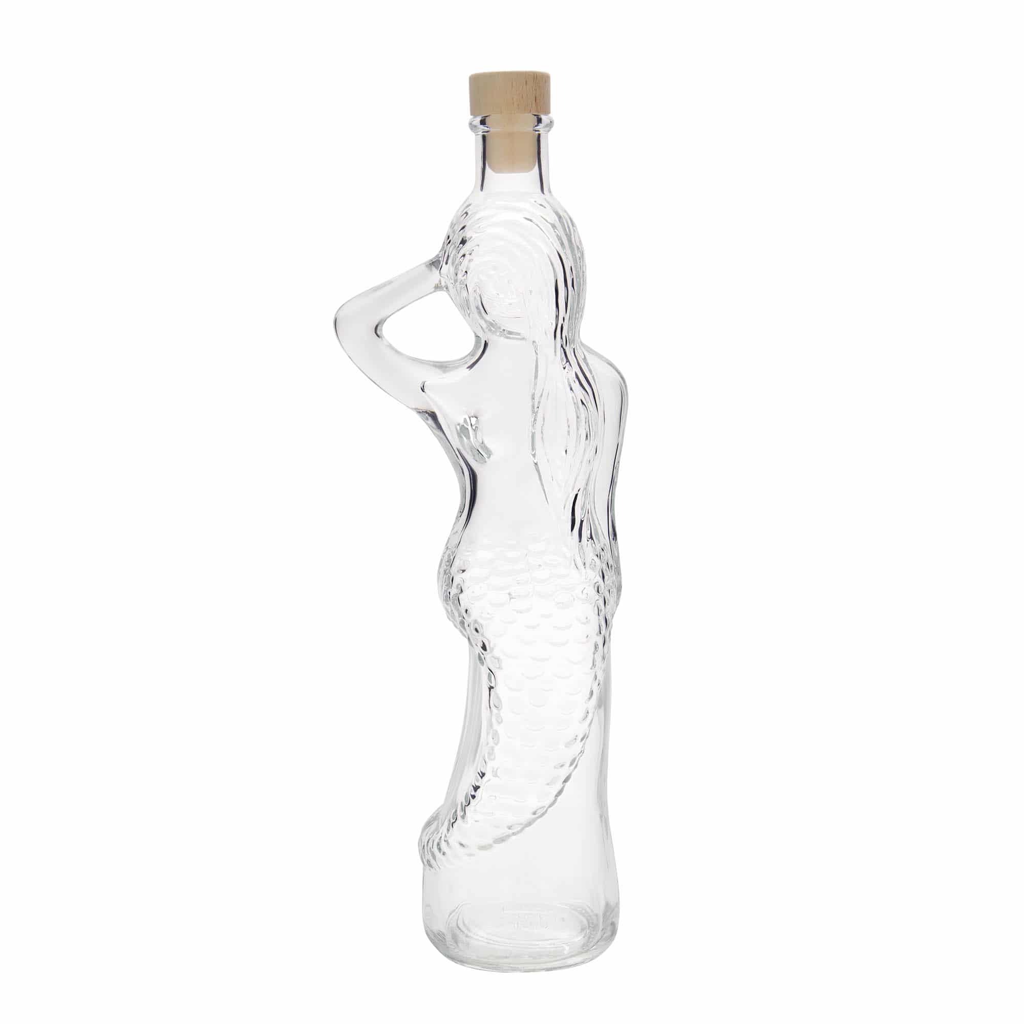 500 ml lasipullo 'Merenneito', suuaukko: korkki