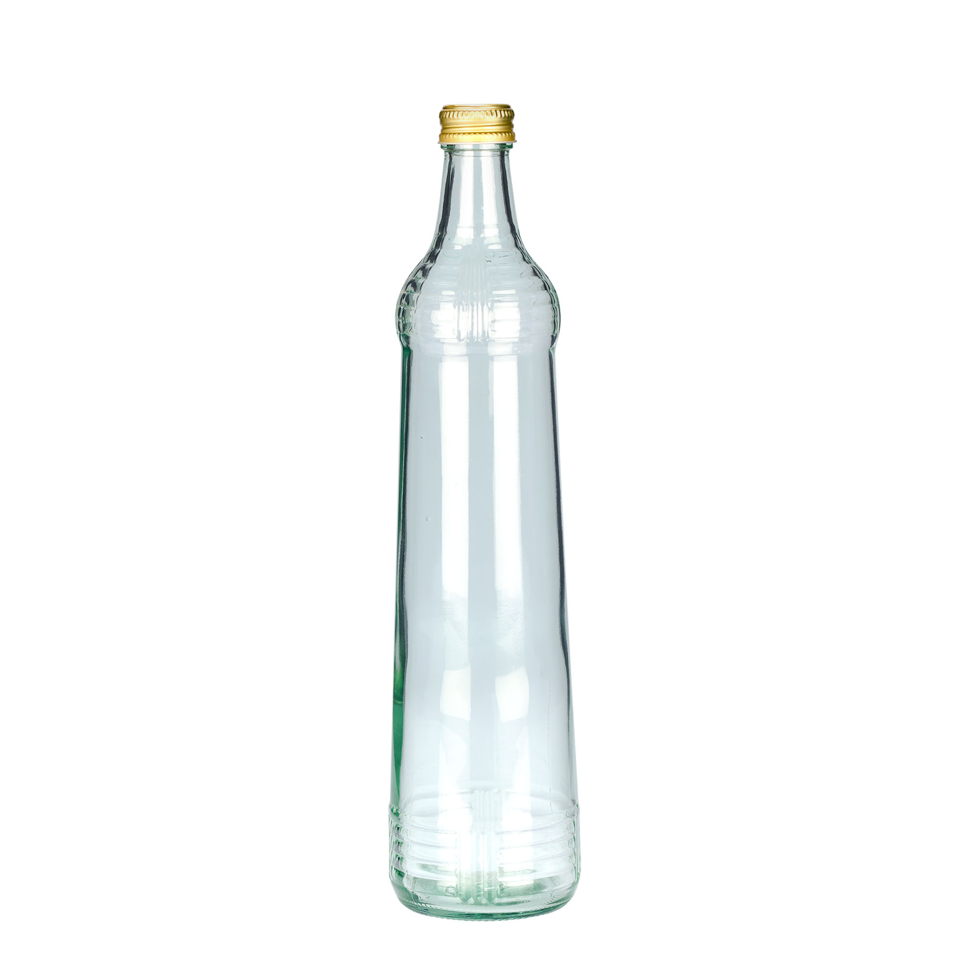 700 ml lasipullo Vodkaa Zwiebelturm, suuaukko: PP 28