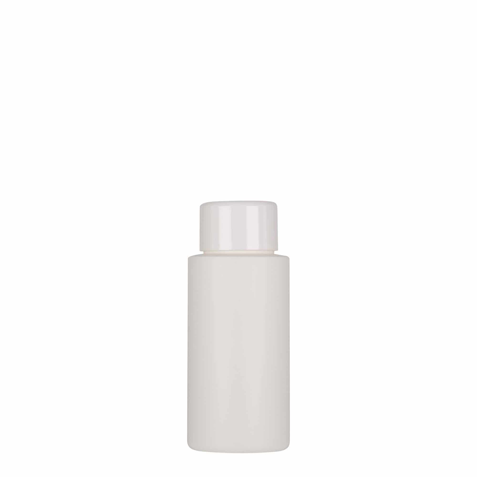 50 ml muovipullo 'Pipe', HDPE, valk., suu: GPI 24/410