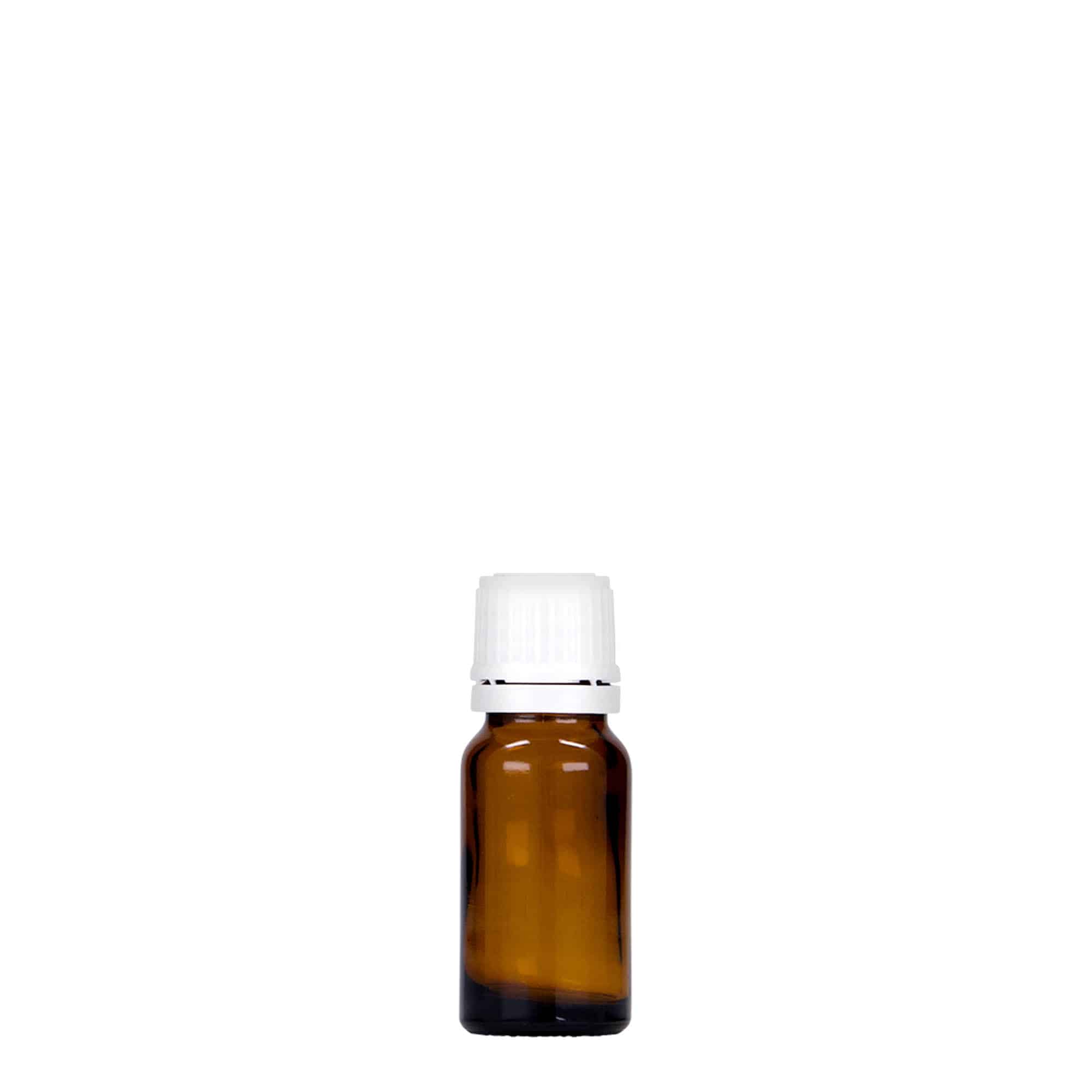 10 ml lääkeastia, lasia, ruskea, suuaukko: DIN 18