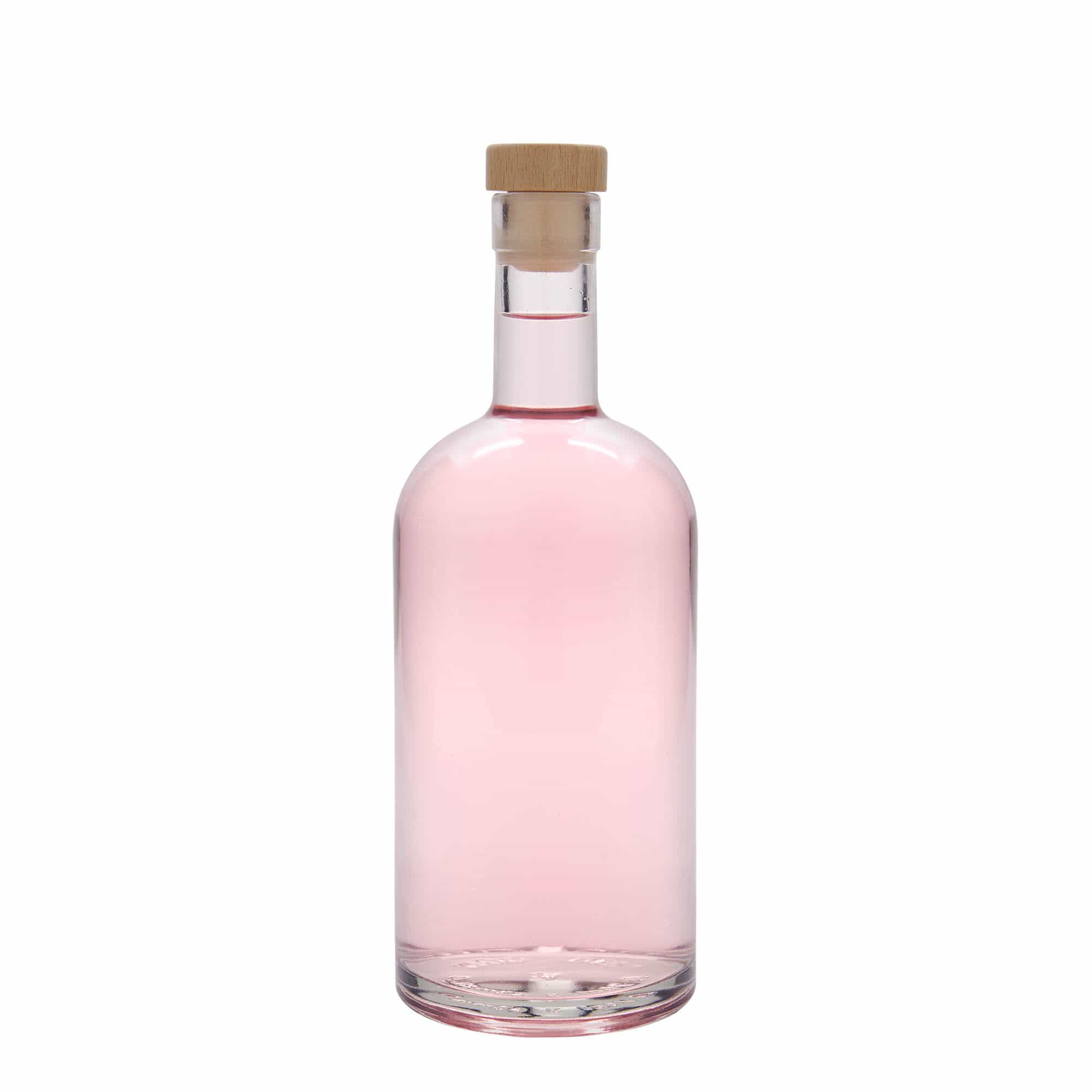 700 ml lasipullo 'Franco', suu: korkki