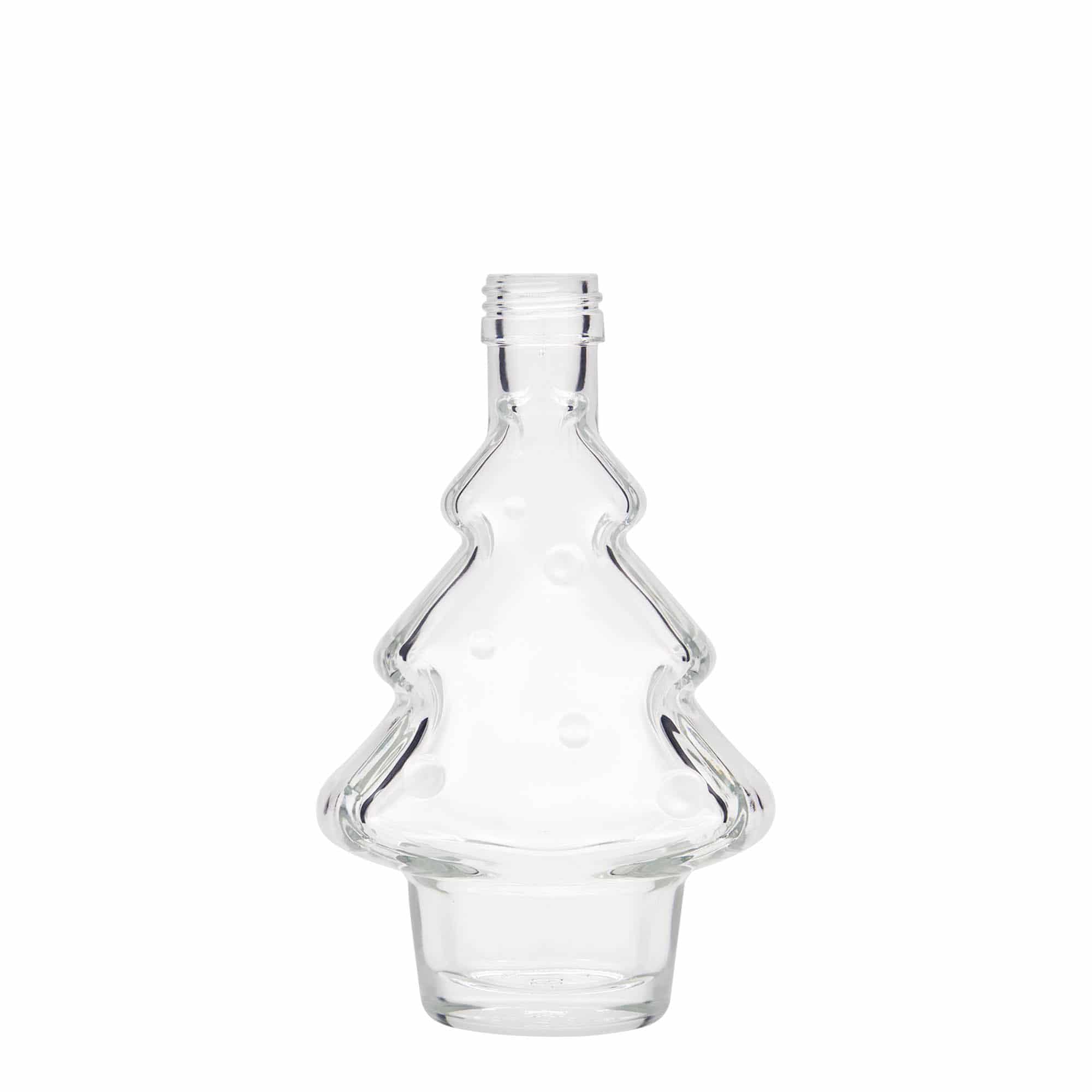 200 ml lasipullo 'Joulukuusi', suu: PP 28 200 ml lasipullo 'Joulukuusi', suu: PP 28
