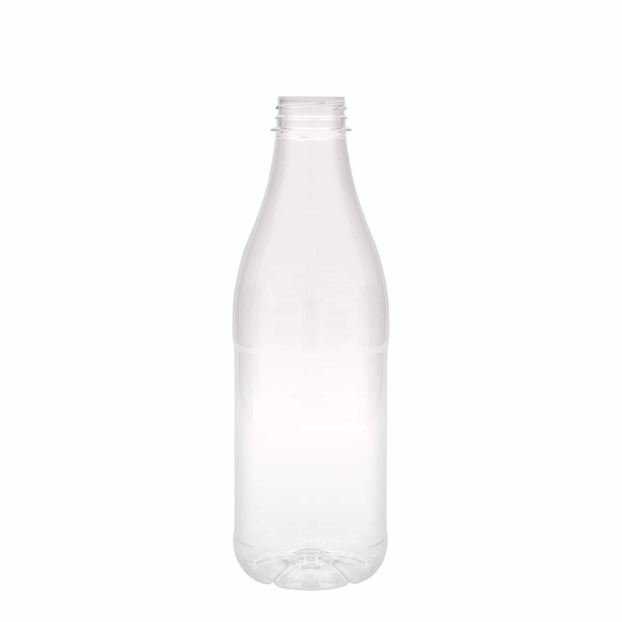 1000 ml PET-pullo 'Milk and Juice', muovi, suu: 38 mm