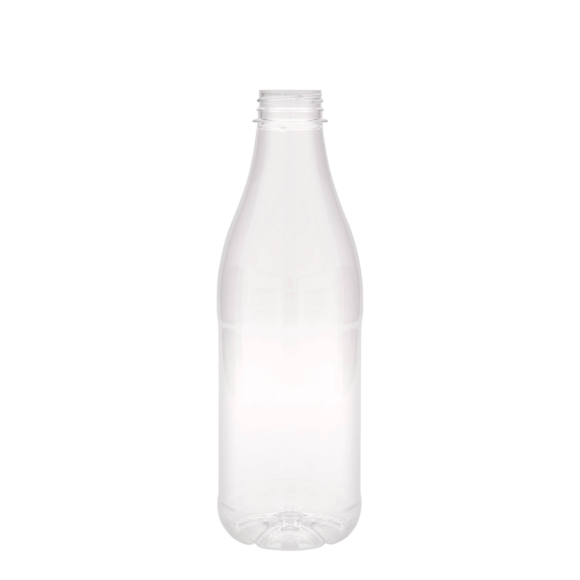 1000 ml PET-pullo 'Milk and Juice', muovi, suu: 38 mm