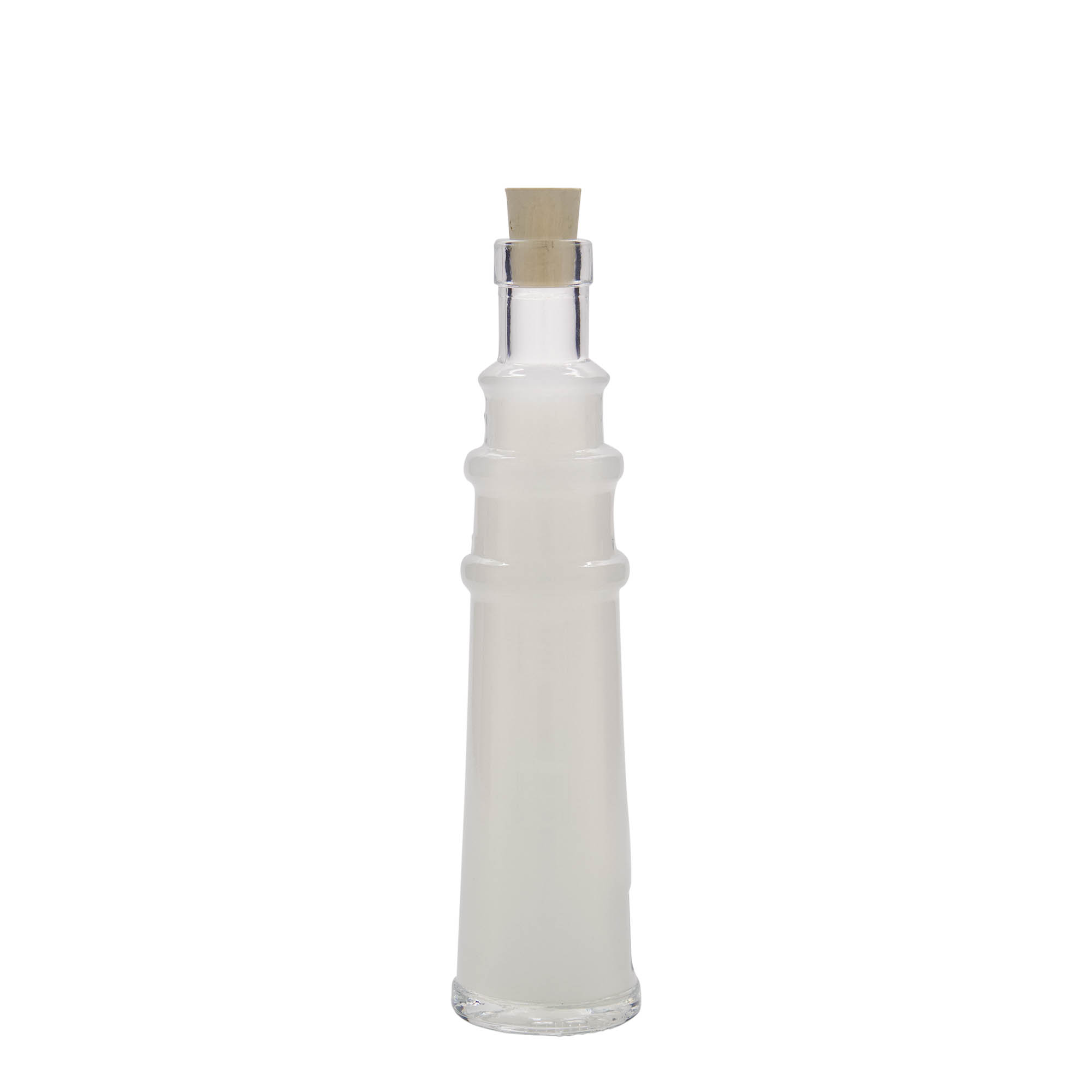 100 ml lasipullo 'Majakka', suuaukko: korkki