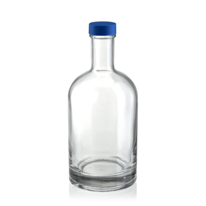 Ruuvikorkki, ABS-muovia, vesinsininen, suuaukolle: GPI 28/400 Ruuvikorkki, ABS-muovia, vesinsininen, suuaukolle: GPI 28/400