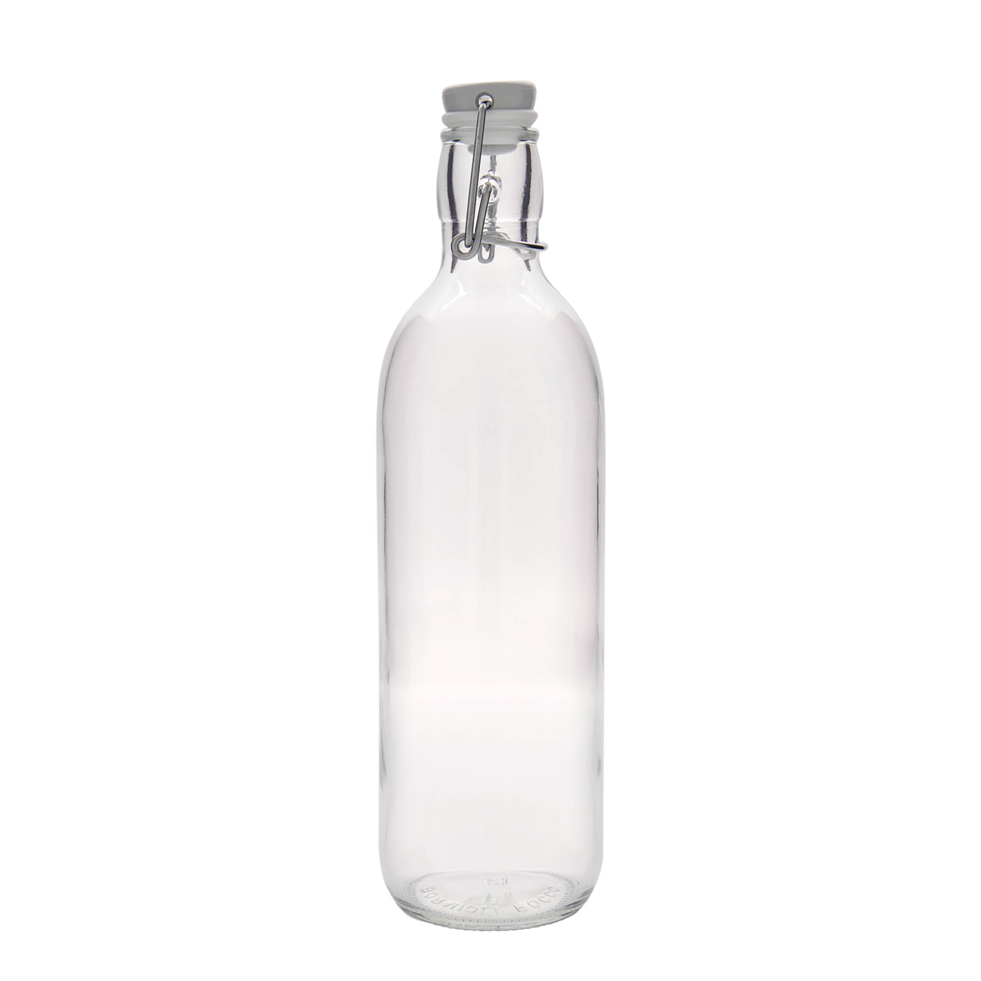 1 000 ml lasipullo 'Emilia', suuaukko: saranakorkki 1 000 ml lasipullo 'Emilia', suuaukko: saranakorkki