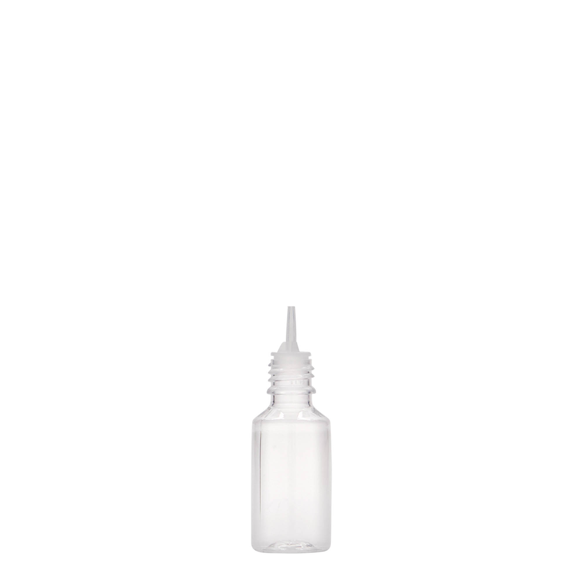 10 ml PET-pullo 'E-Liquid' laadun- ja lapsilukolla, muovia, suuaukko: ruuvikorkki