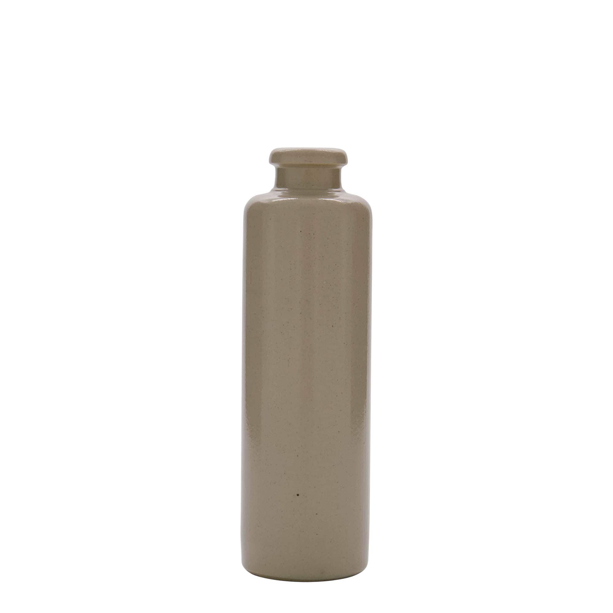 200 ml saviruukku, kivikeramiikka, beige, suuaukko: korkki