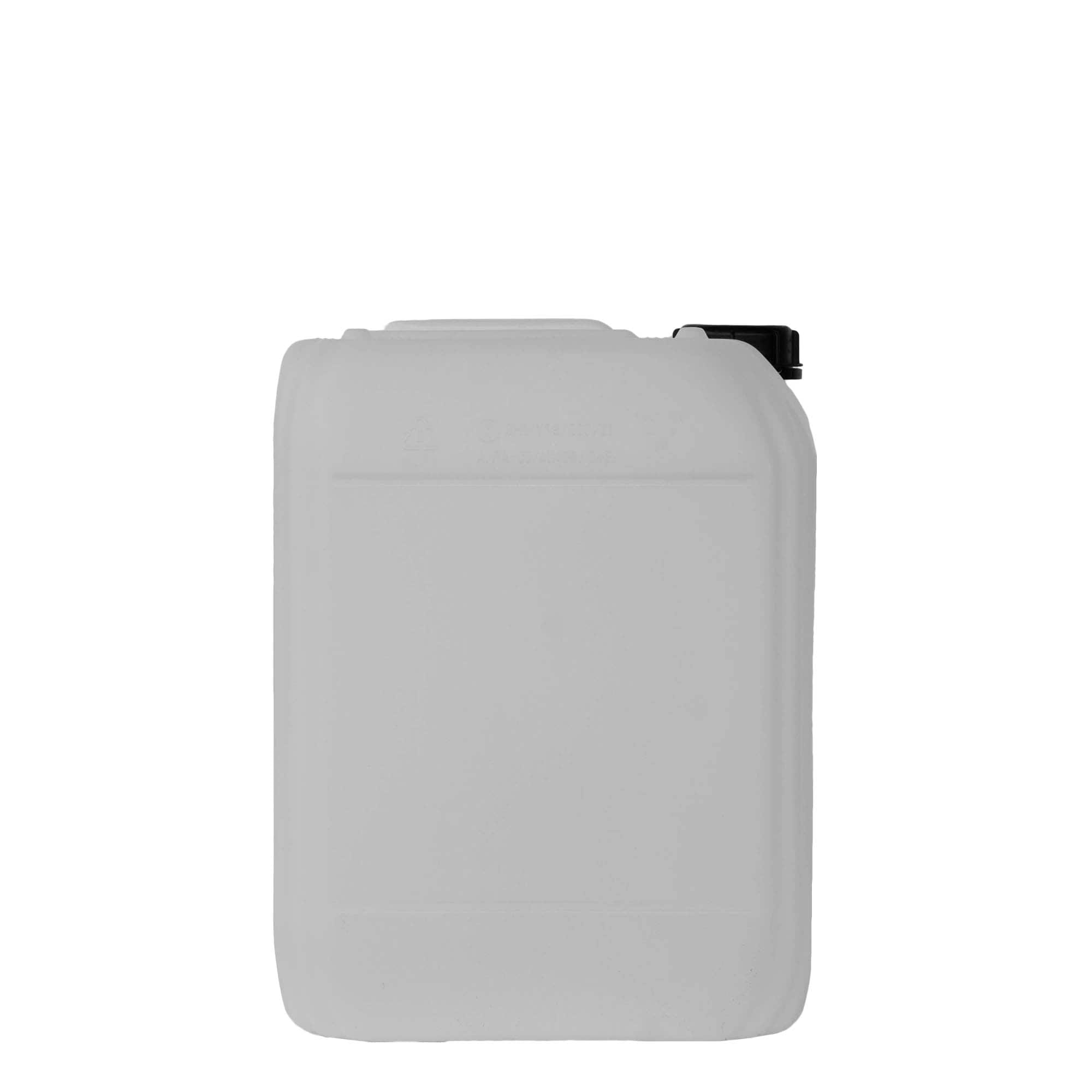 20 l kanisteri, nelikulm., HDPE-muovi, natur, suu: ND 60