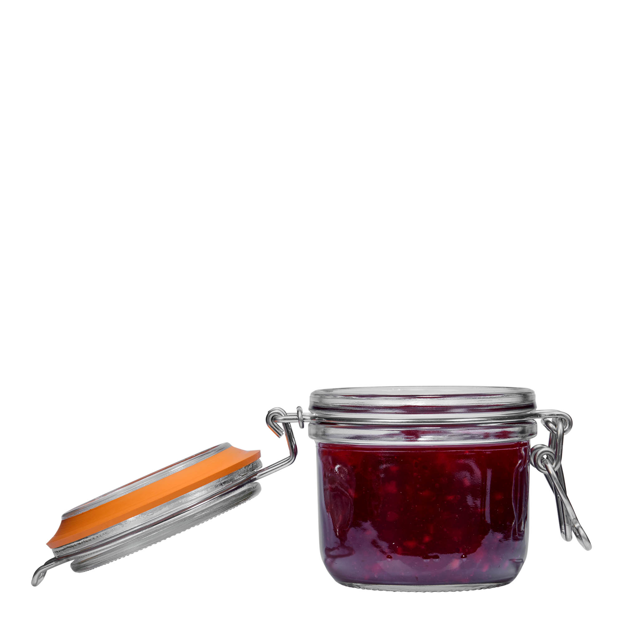 200 ml rautalankakannellinen lasipurkki 'Le Parfait Super Terrine', suuaukko: rautalankalukko 200 ml rautalankakannellinen lasipurkki 'Le Parfait Super Terrine', suuaukko: rautalankalukko