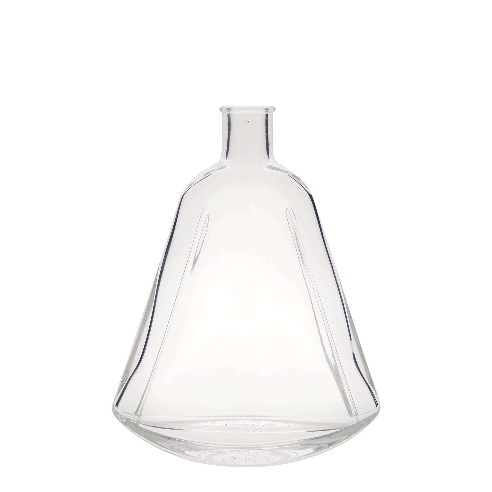 350 ml lasipullo 'Maurizio', soikea, suu: korkki
