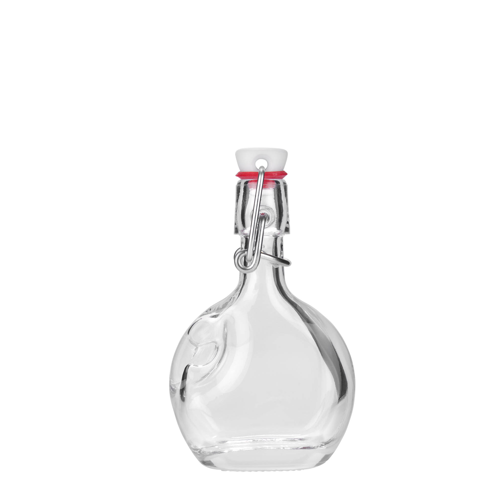 40 ml lasipullo 'Lukas', ovaali, suuaukko: saranakorkki