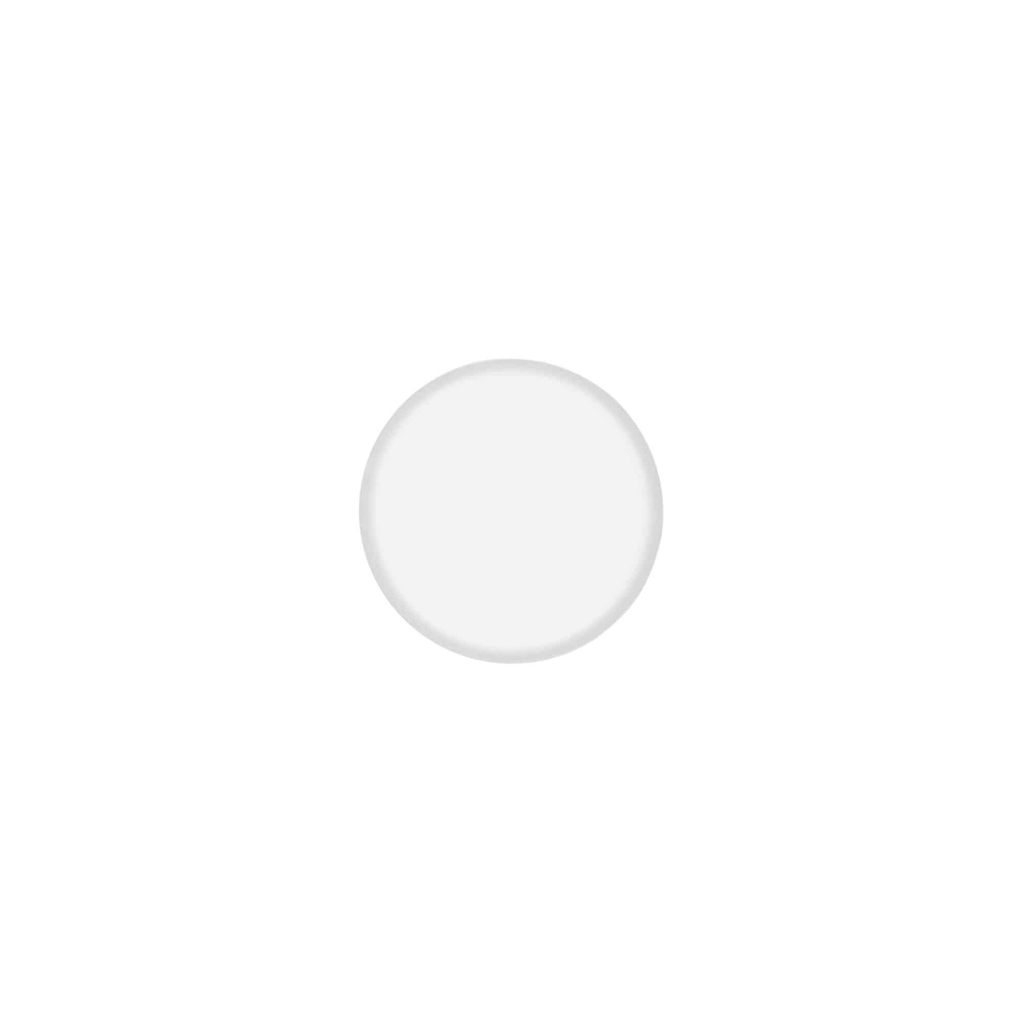 Kierrekorkki 'Clear/Platin Edition', PP-muovi, valk., suu: 40/2P