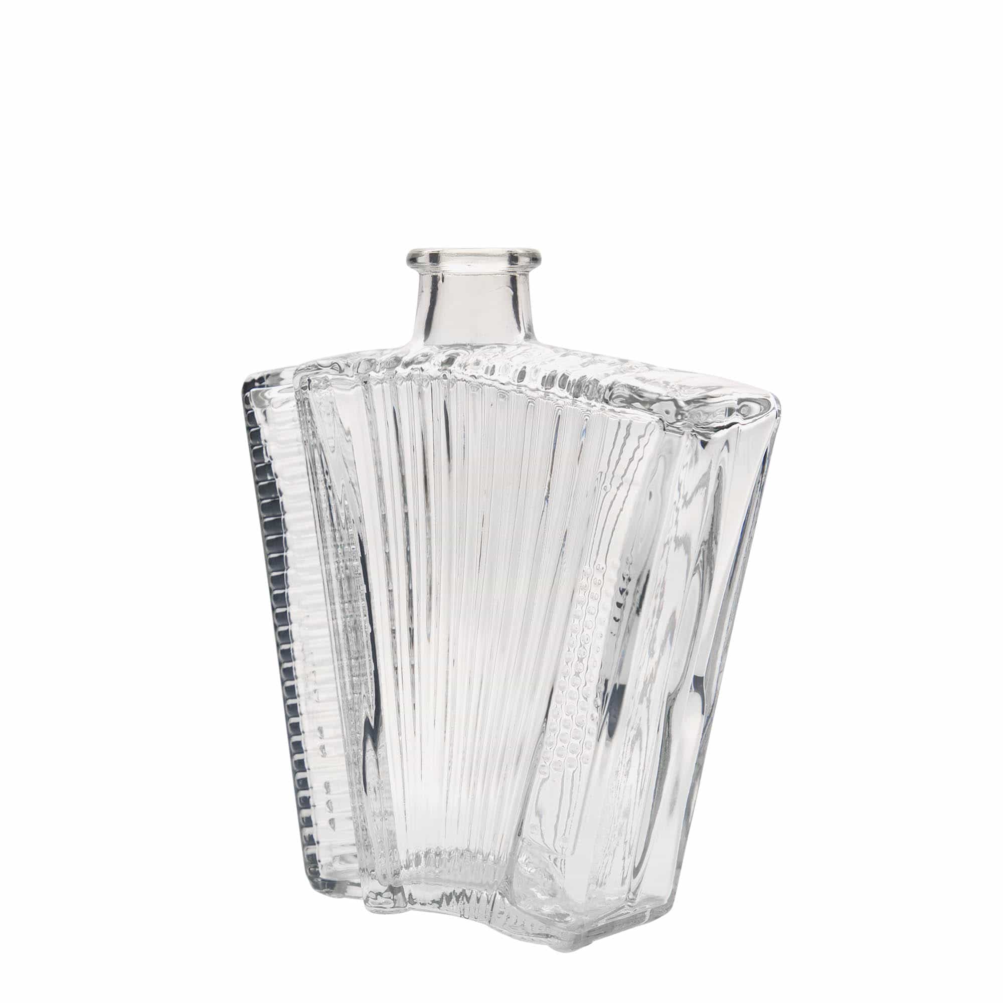 500 ml lasipullo 'Harmonikka', suuaukko: korkki