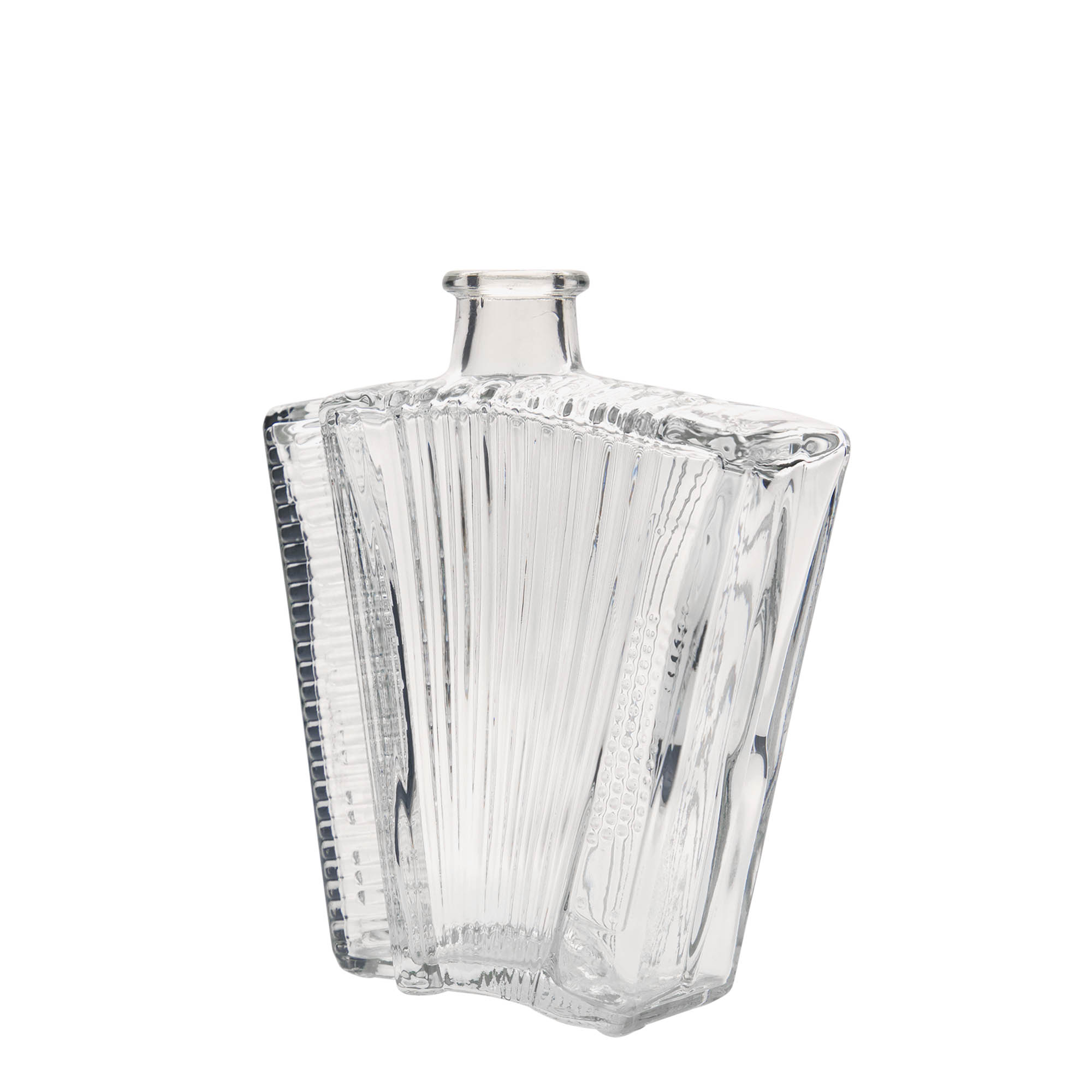 500 ml lasipullo ”Harmonikka”, suuaukko: korkki
