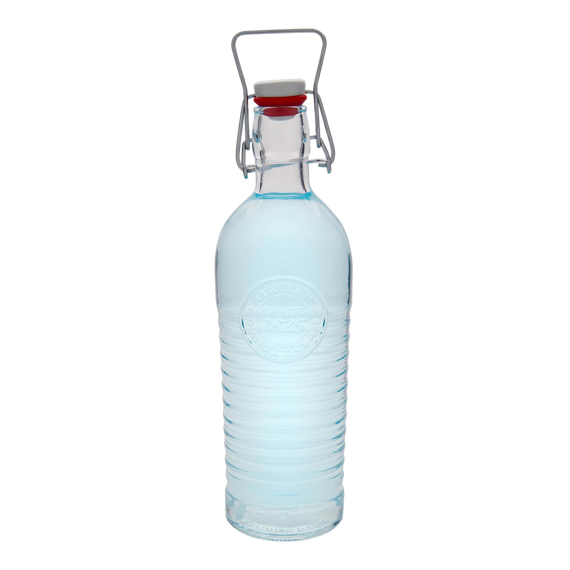 1 200 ml lasipullo 'Officina 1825', suuaukko: kahvalukko