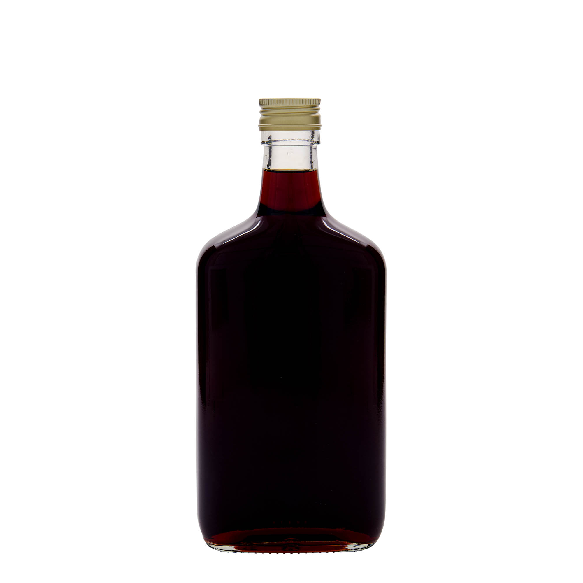 700 ml lasipullo ”Amaretto”, suorakulmainen, suuaukko: PP 31,5
