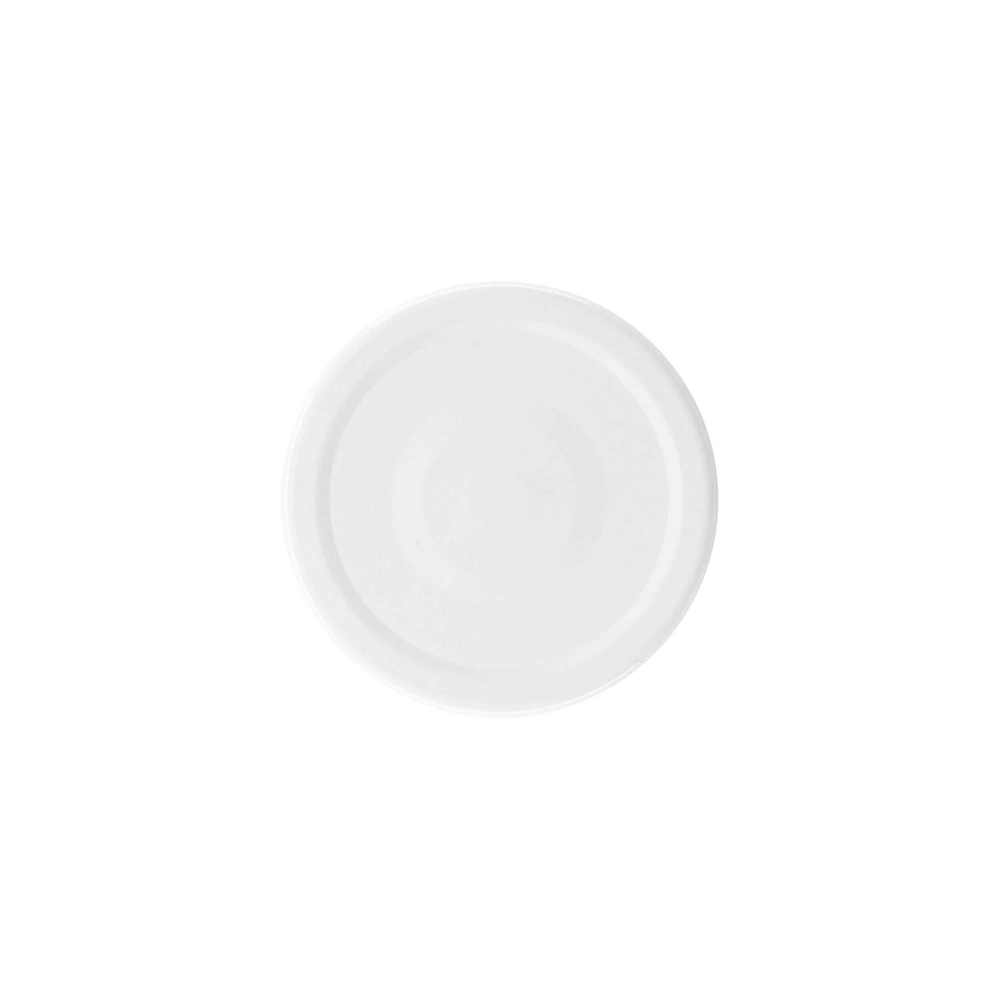 Syvä-kierrettävä kansi, valkoinen pelti, valkoinen, suulle: Deep-TO 66