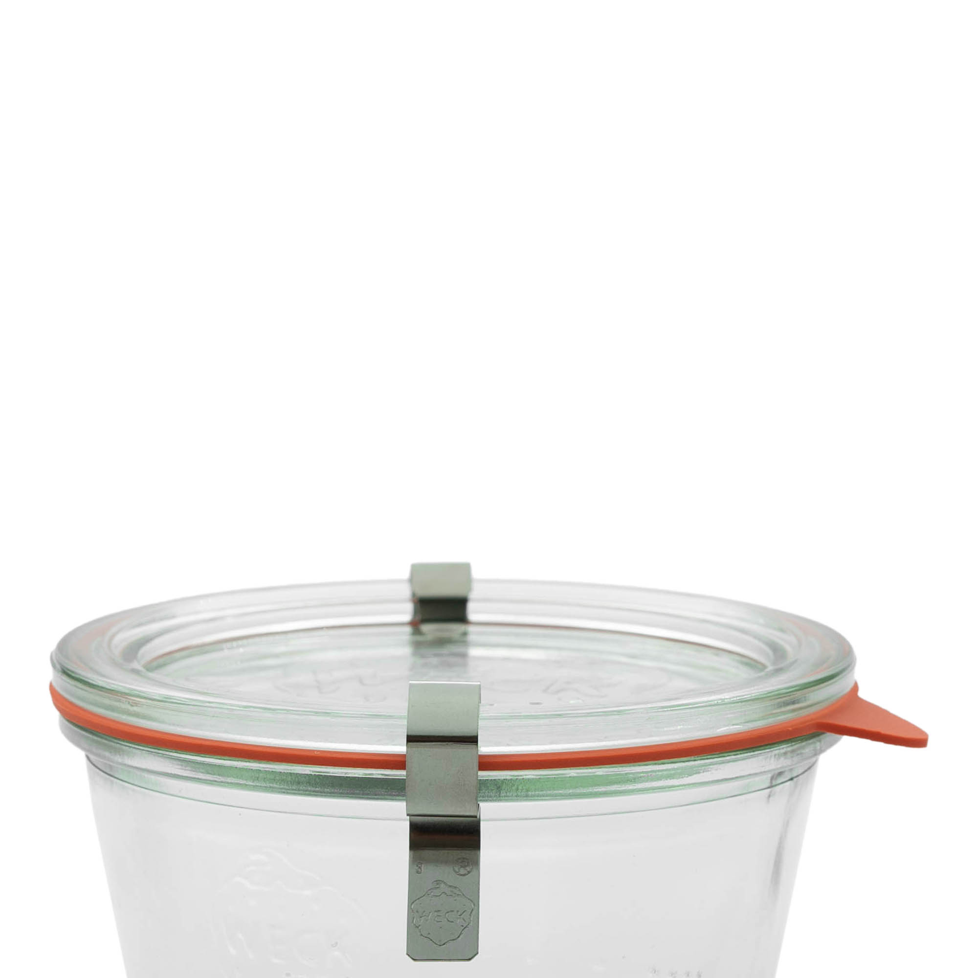 WECK-klipsi #, ruostumaton teräs, hopea WECK-klipsi #, ruostumaton teräs, hopea