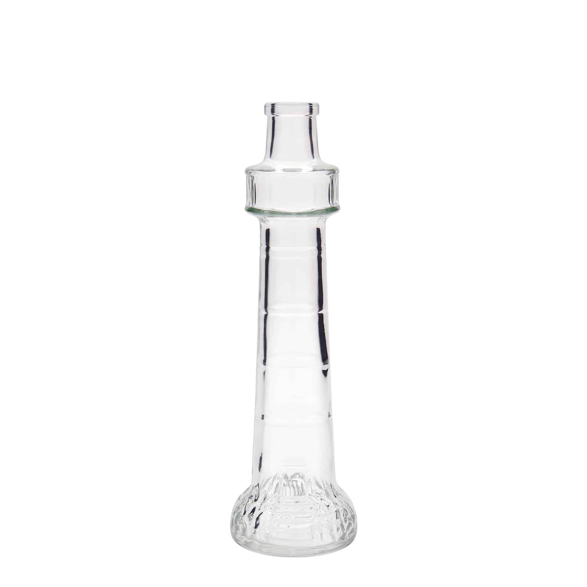 200 ml lasipullo 'Leuchtturm', suuaukko: korkki