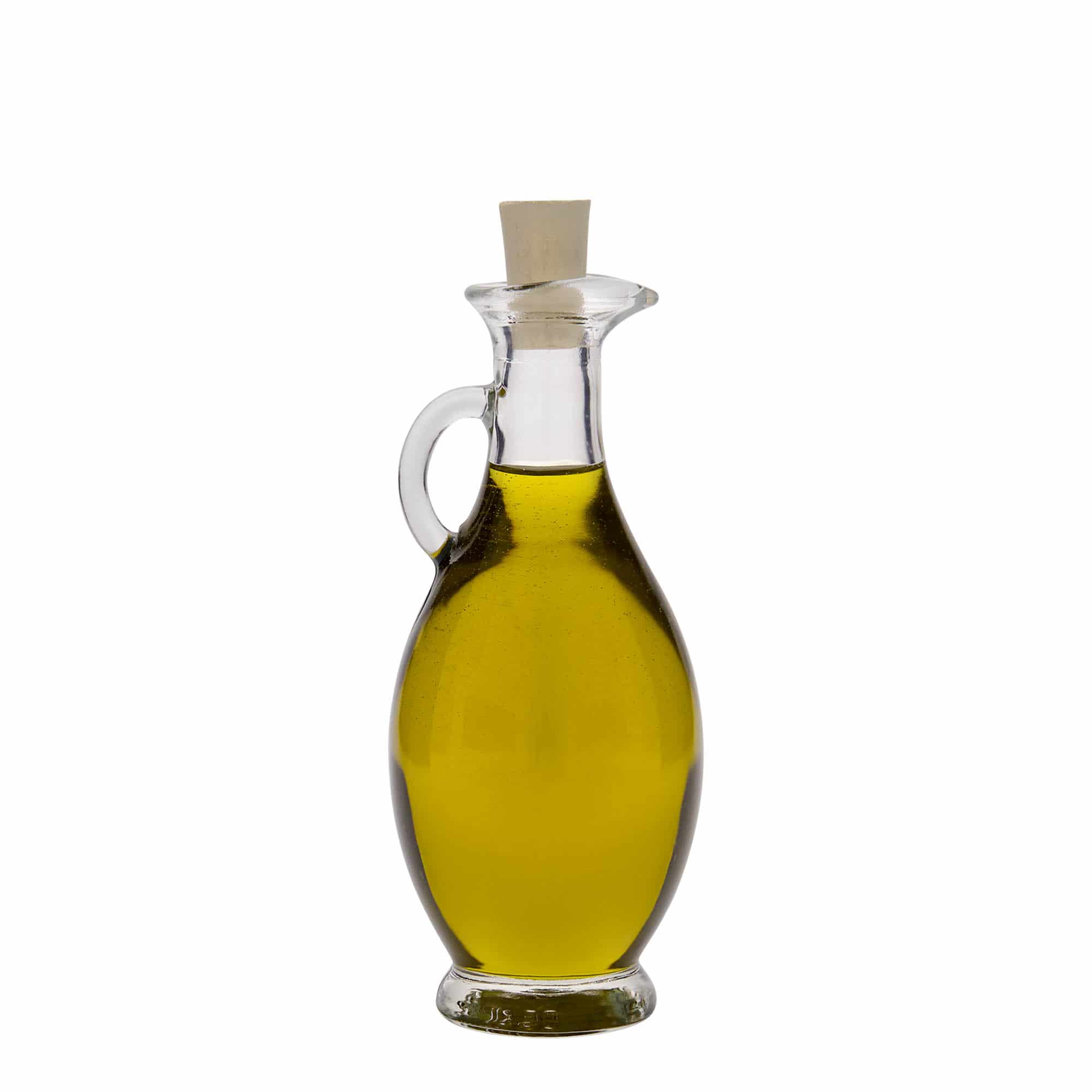 250 ml etikka-/öljypullo 'Egizia', suuaukko: korkki