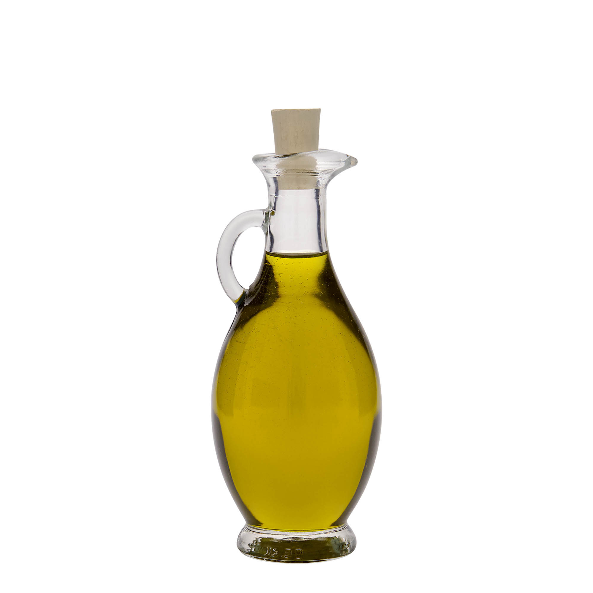 250 ml etikka-/öljypullo 'Egizia', suuaukko: korkki