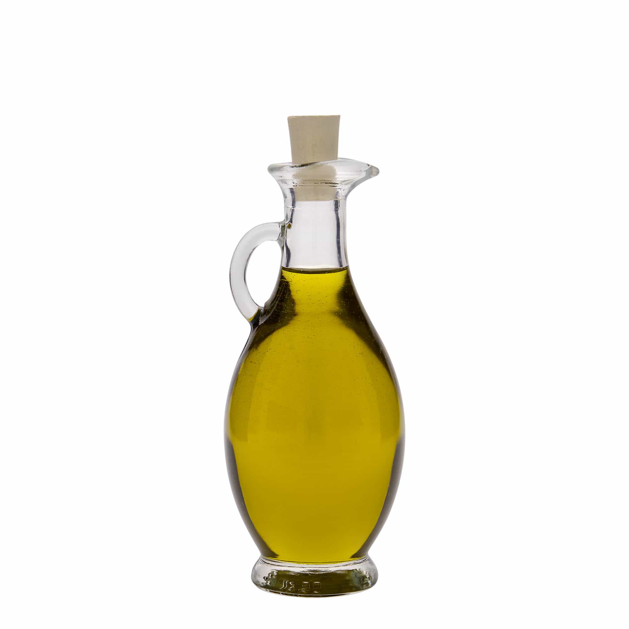 250 ml etikka-/öljypullo 'Egizia', suuaukko: korkki
