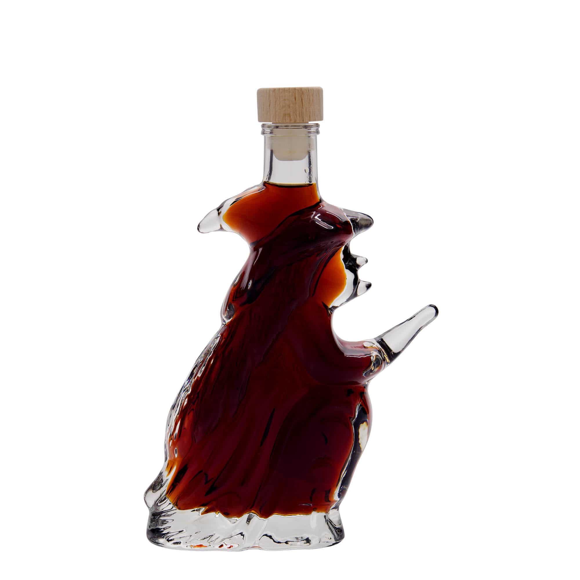 200 ml lasipullo 'Noita', suu: korkki