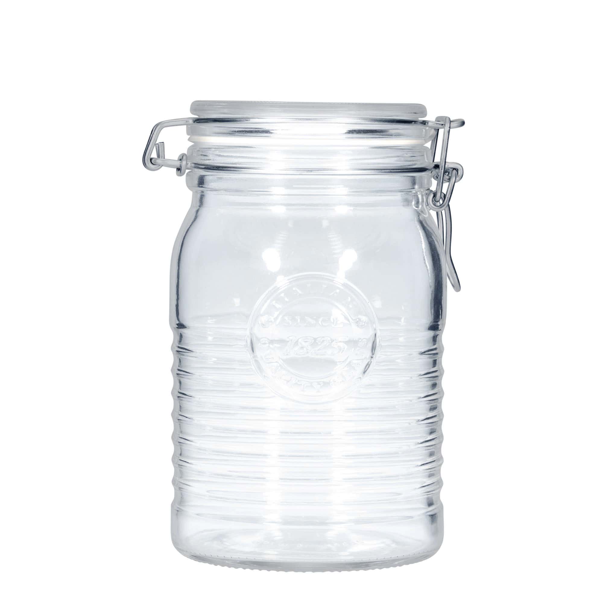 1000 ml patenttikorkillinen lasipurkki 'Officina 1825', suu: patenttikorkki