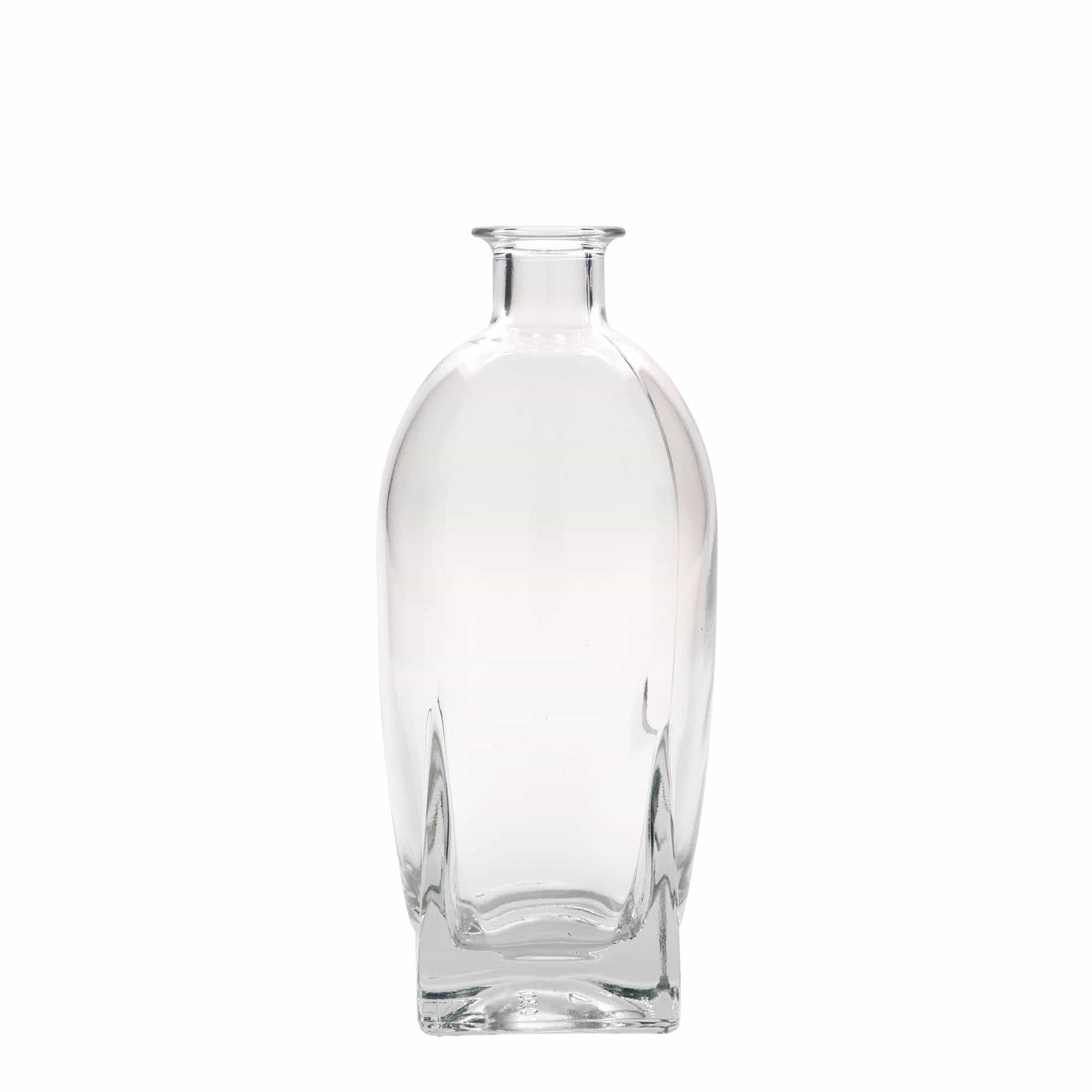 500 ml lasipullo 'Zino', neliö, suu: korkki 500 ml lasipullo 'Zino', neliö, suu: korkki
