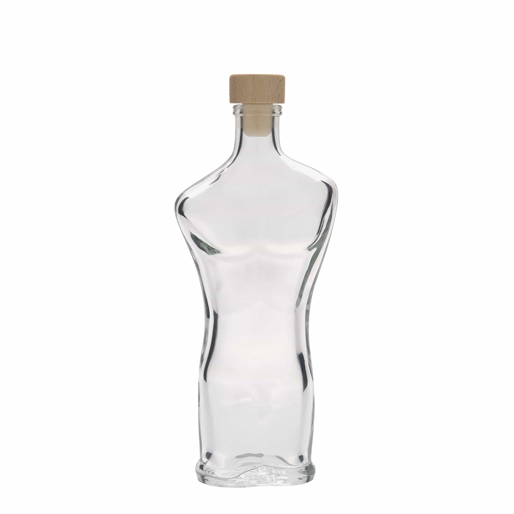 200 ml lasipullo ”Adam”, suuaukon tyyppi: korkki