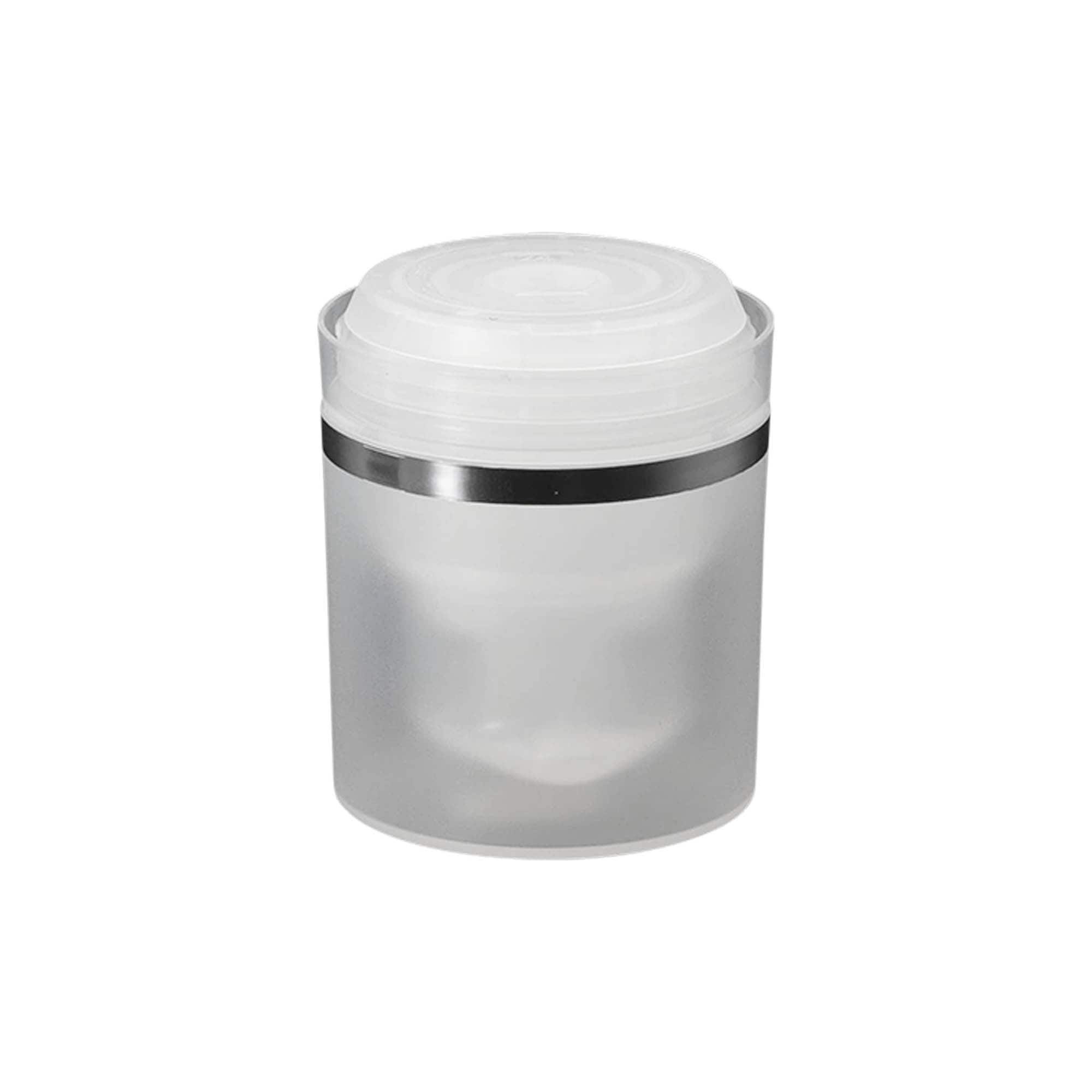 Airless-annostelupumpun pää 'Mezzo', PP-muovi, luonnonväri Airless-annostelupumpun pää 'Mezzo', PP-muovi, luonnonväri