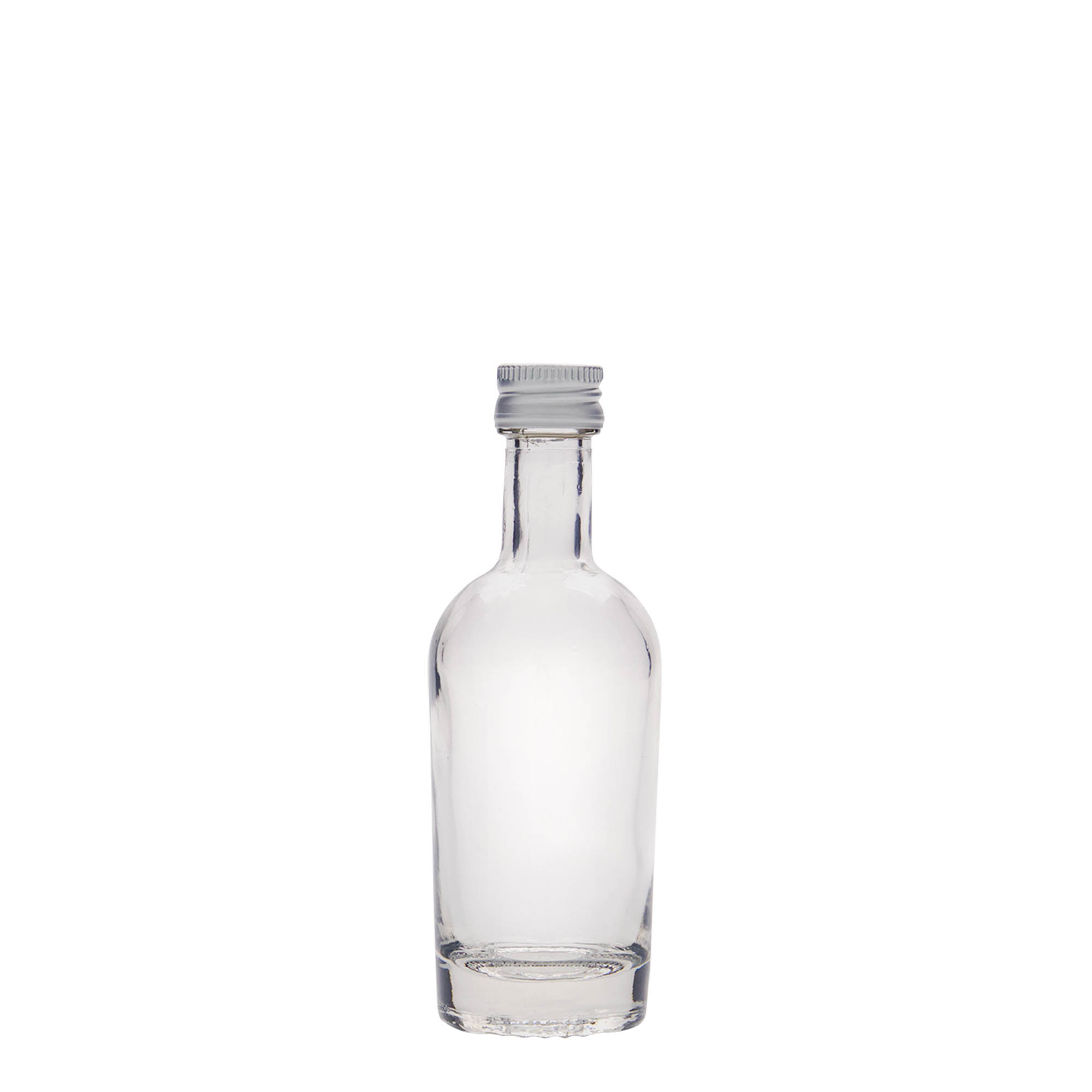 50 ml lasipullo 'Pepe', suuaukko: PP 18