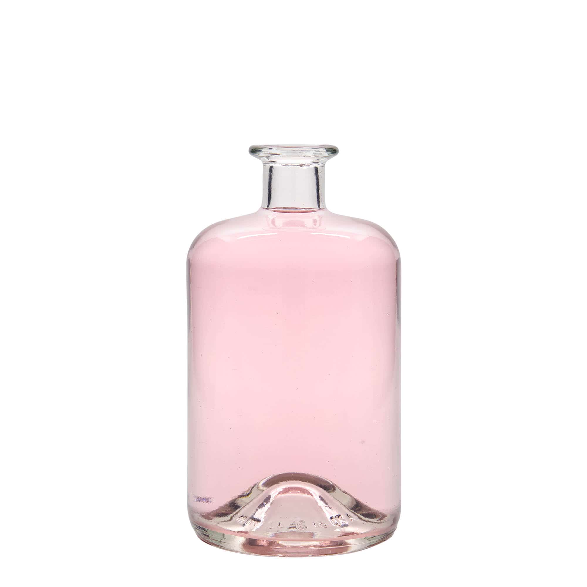 700 ml apteekkarin lasipullo, suu: korkki