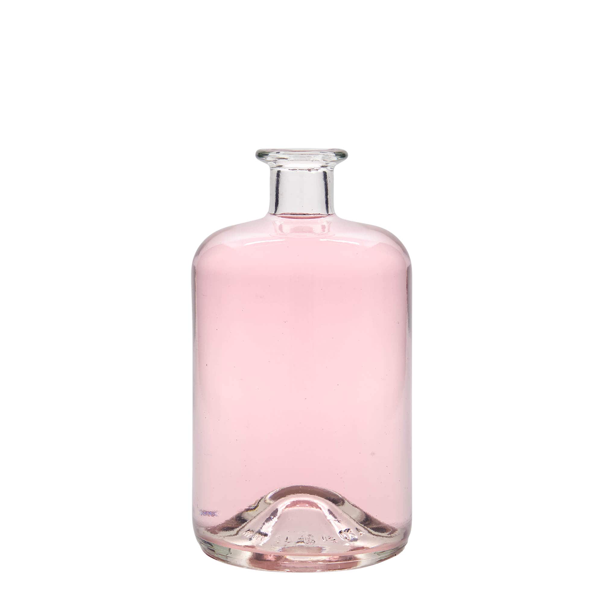 700 ml lasipullo apteekkarille, suuaukko: korkki
