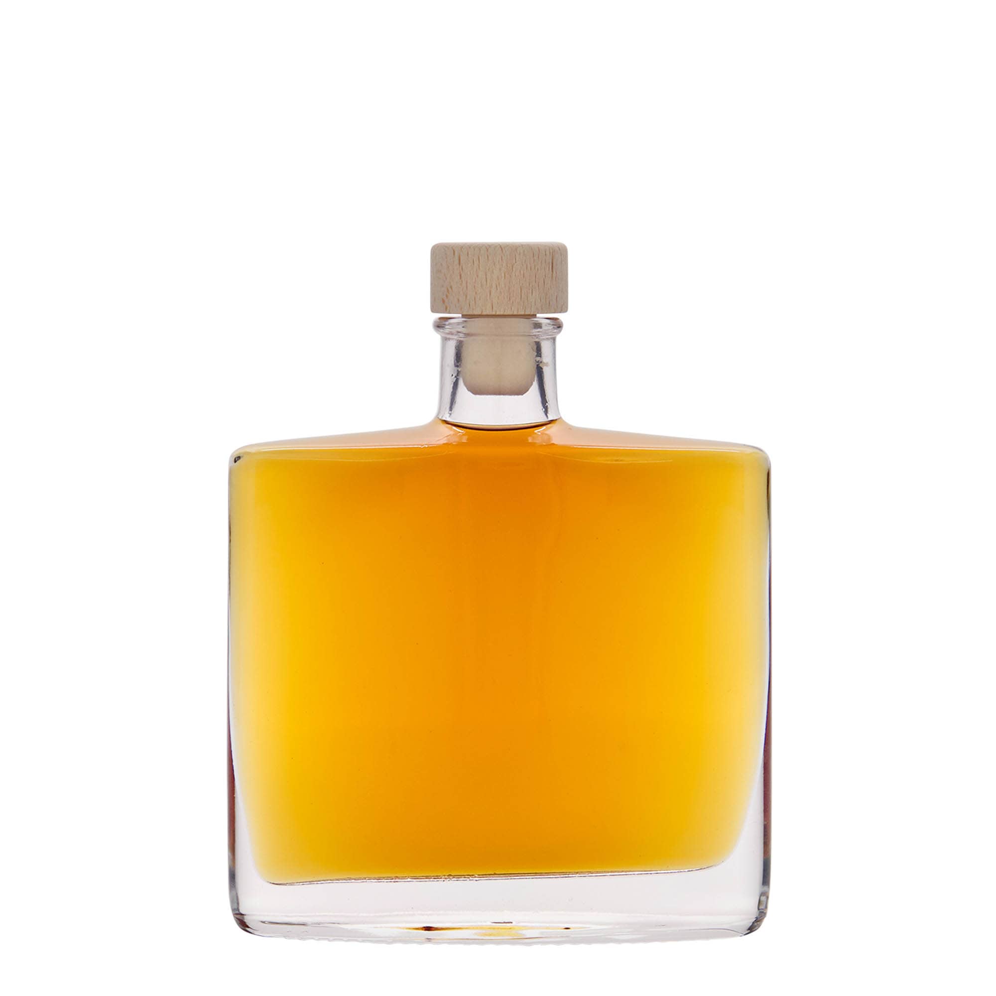 200 ml lasipullo 'Zorbas', soikea, suu: korkki