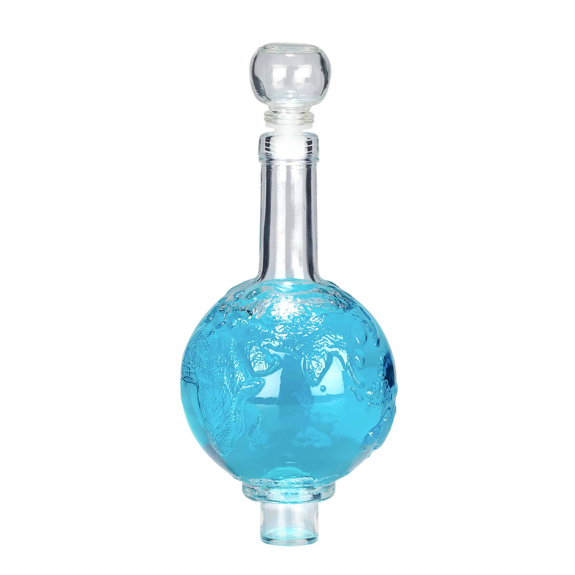 500 ml lasipullo 'Globus', suuaukko: korkki