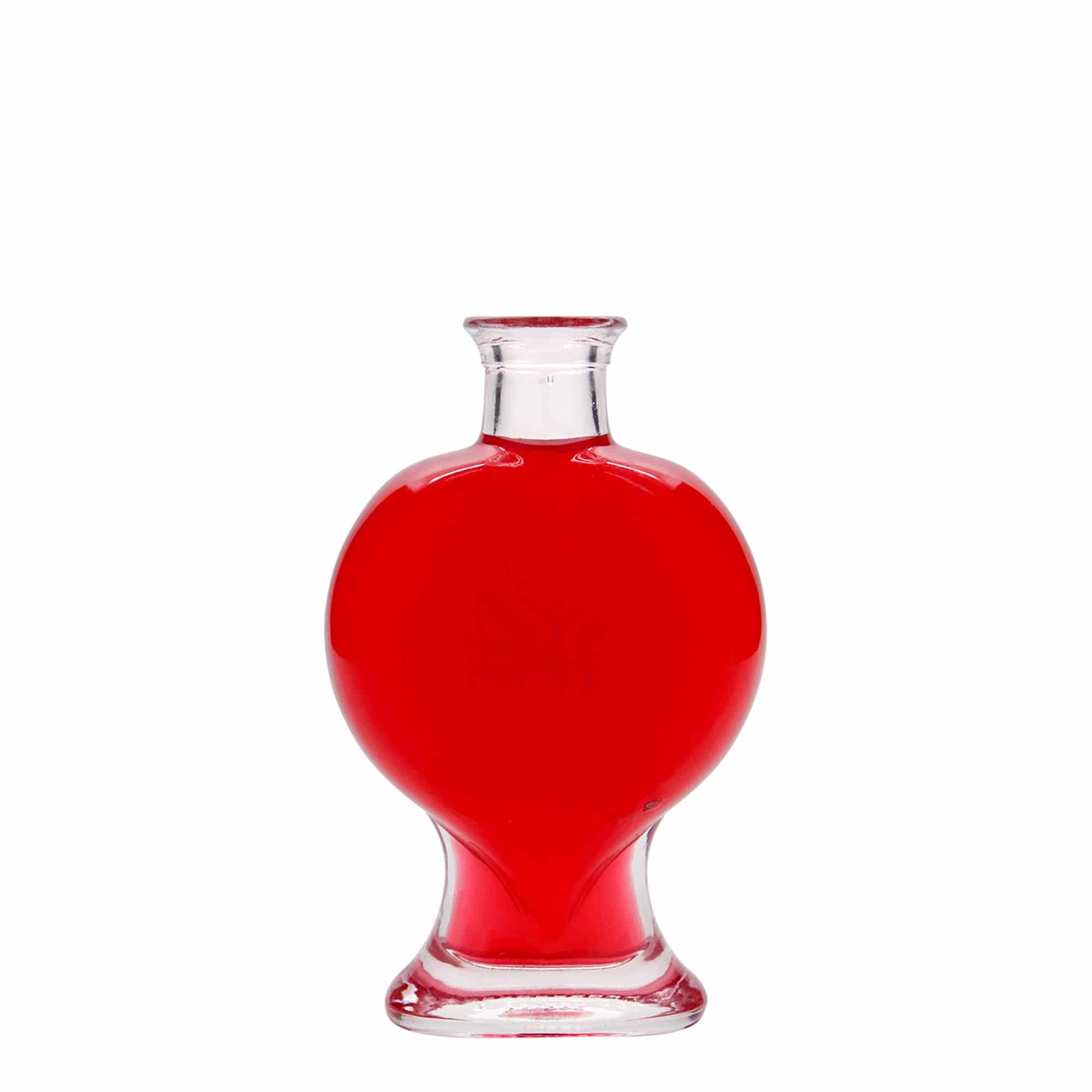 200 ml lasipullo 'Herz', suuaukko: korkki