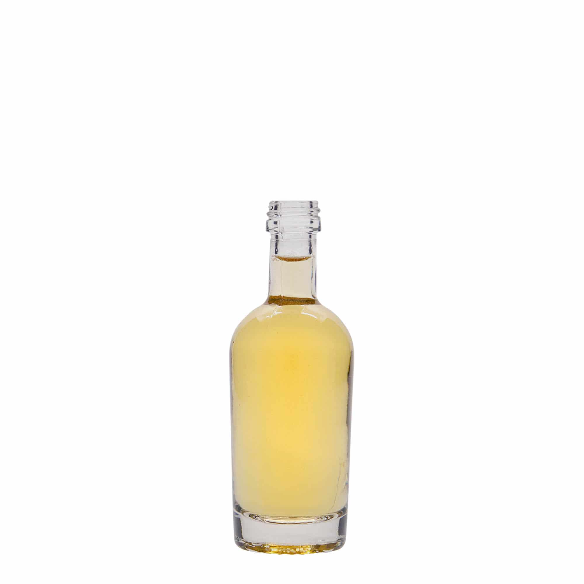 50 ml lasipullo ”Pepe”, suuaukko: PP 18