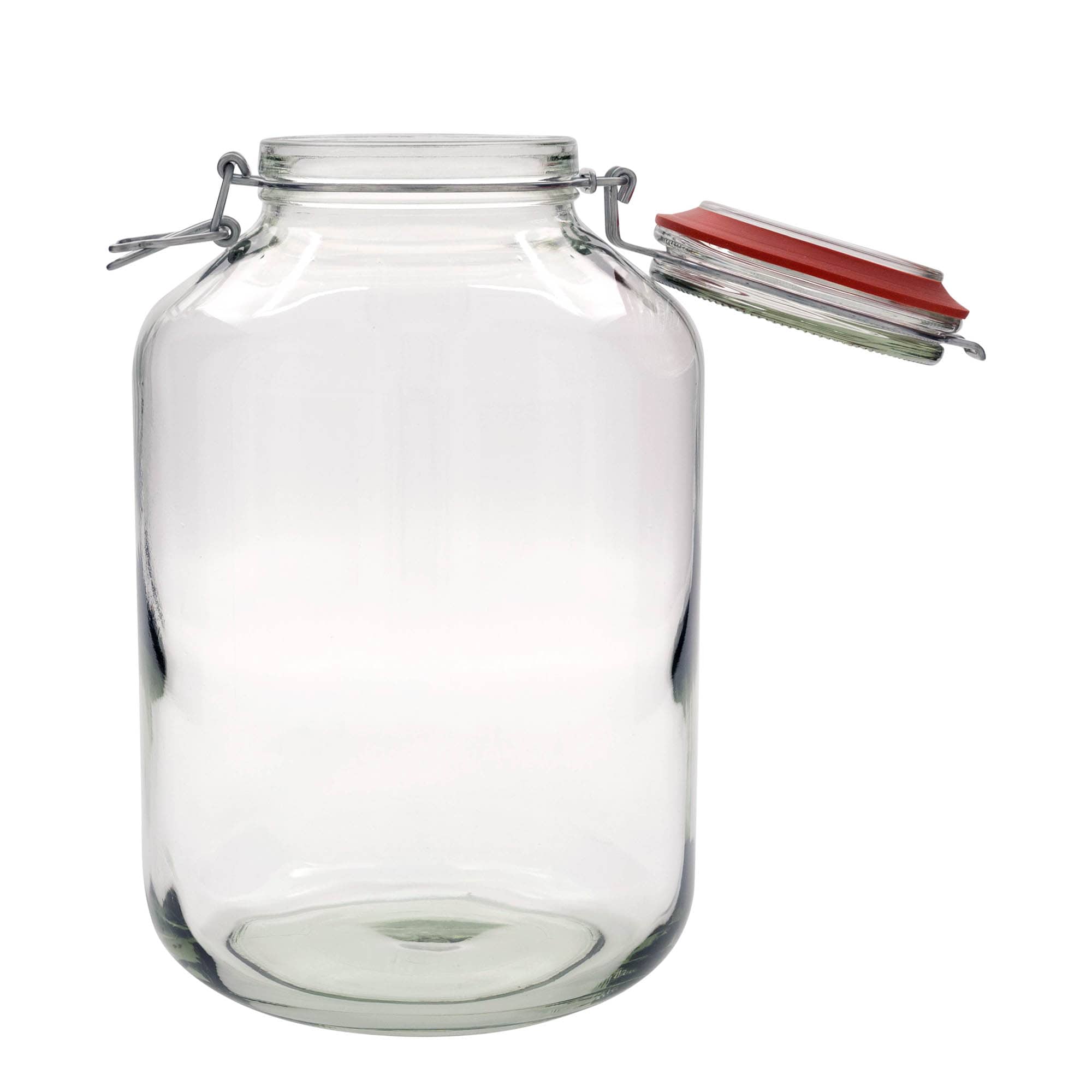 4,880 ml langallinen lasipurkki, suuaukko: langallinen suljin