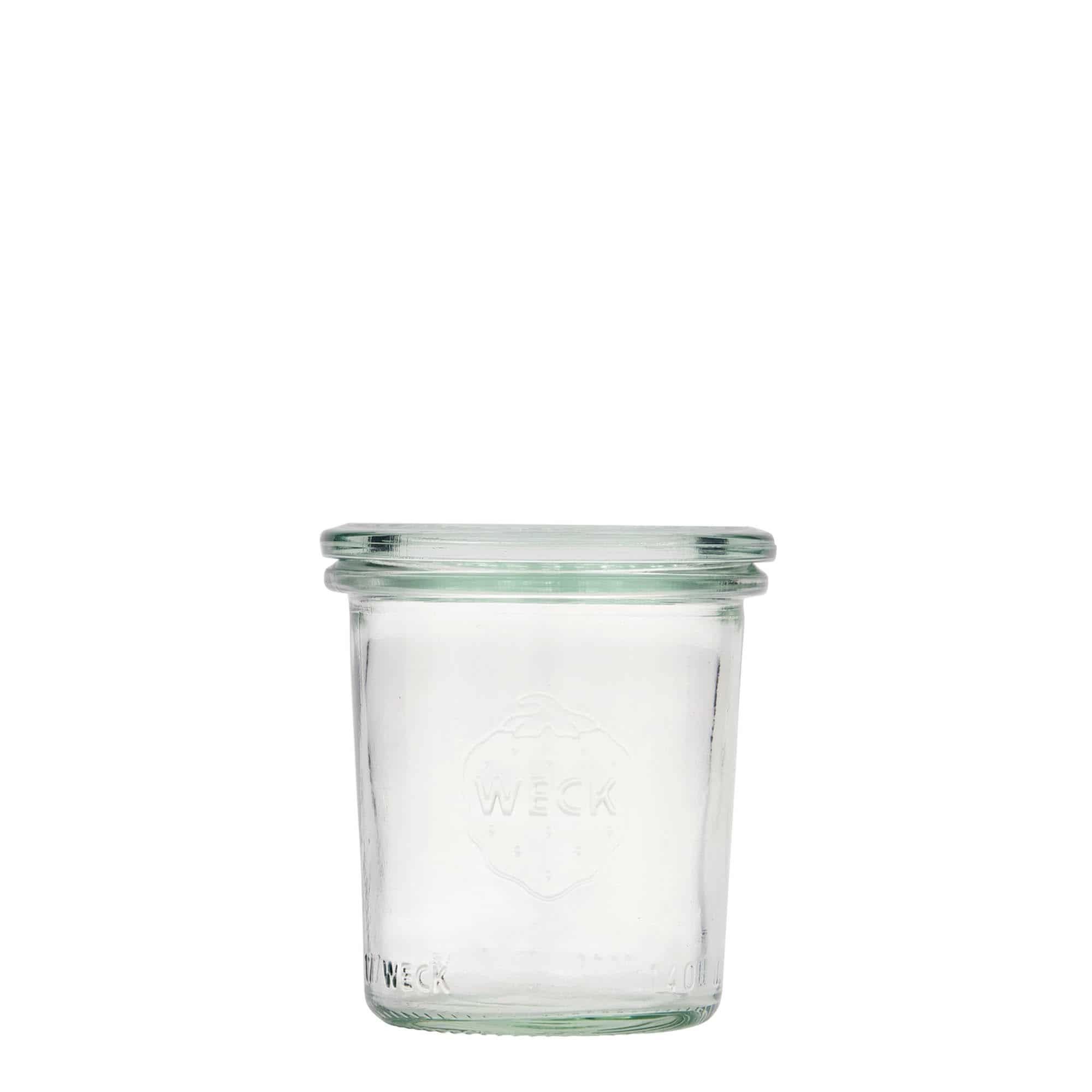 140 ml WECK sylinterimäinen lasipurkki, suu: pyöreä reuna 140 ml WECK sylinterimäinen lasipurkki, suu: pyöreä reuna