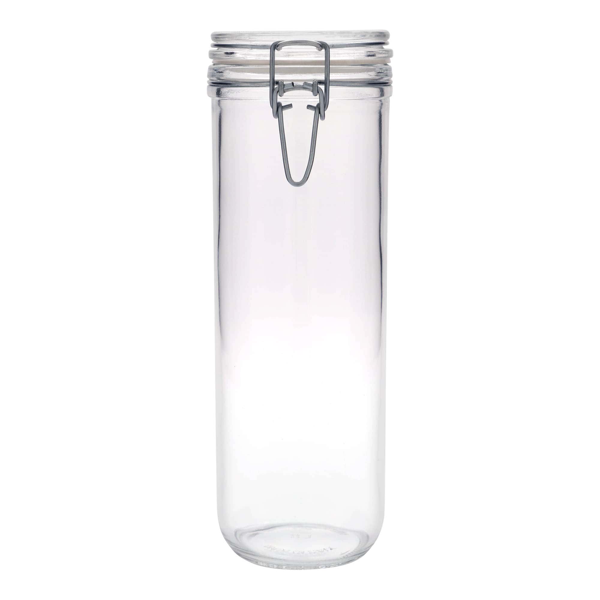 1,360 ml lankakahvallinen lasipurkki ”Fido”, suuaukko: lankakahvalukko