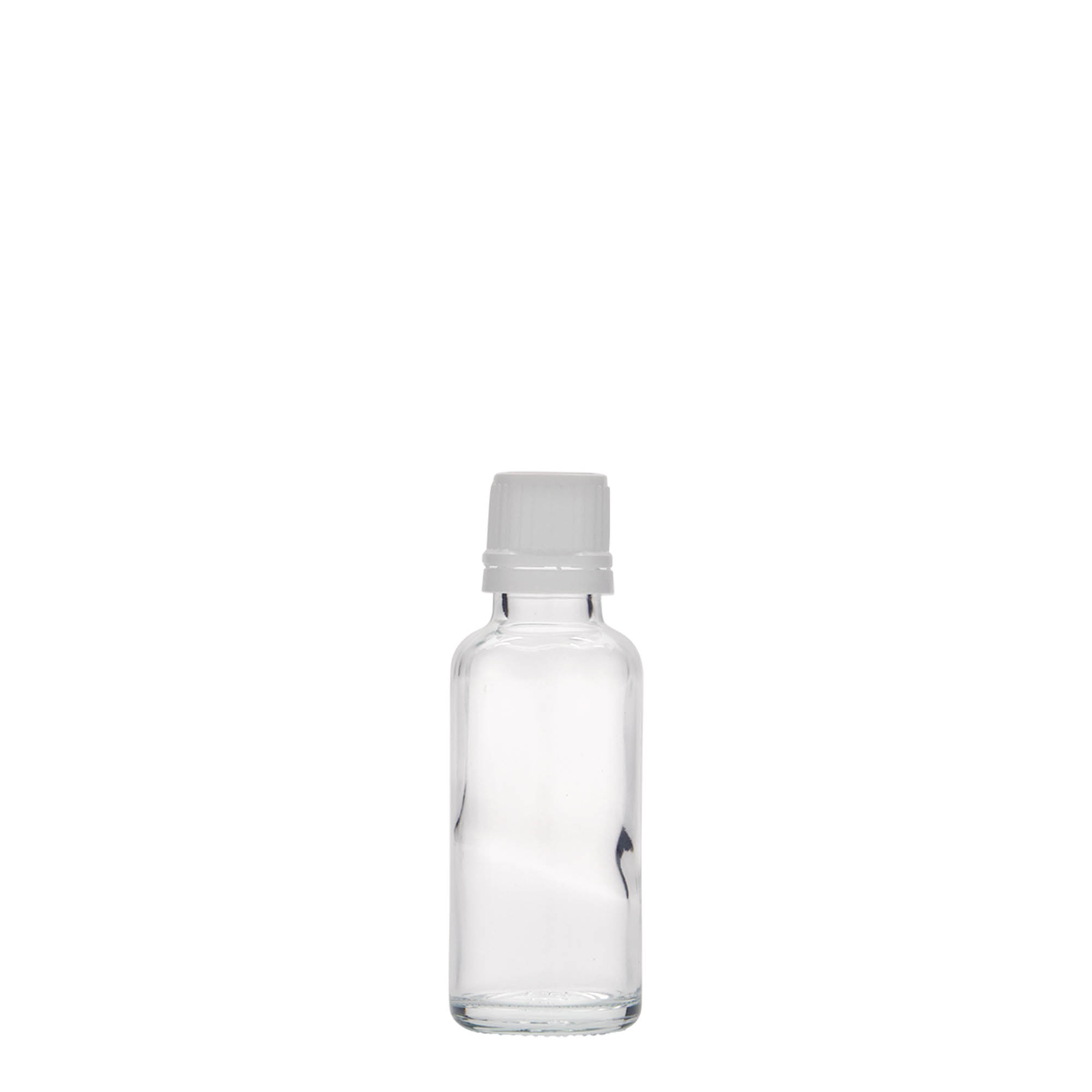 30 ml lääkepullo, lasia, suuaukko: DIN 18