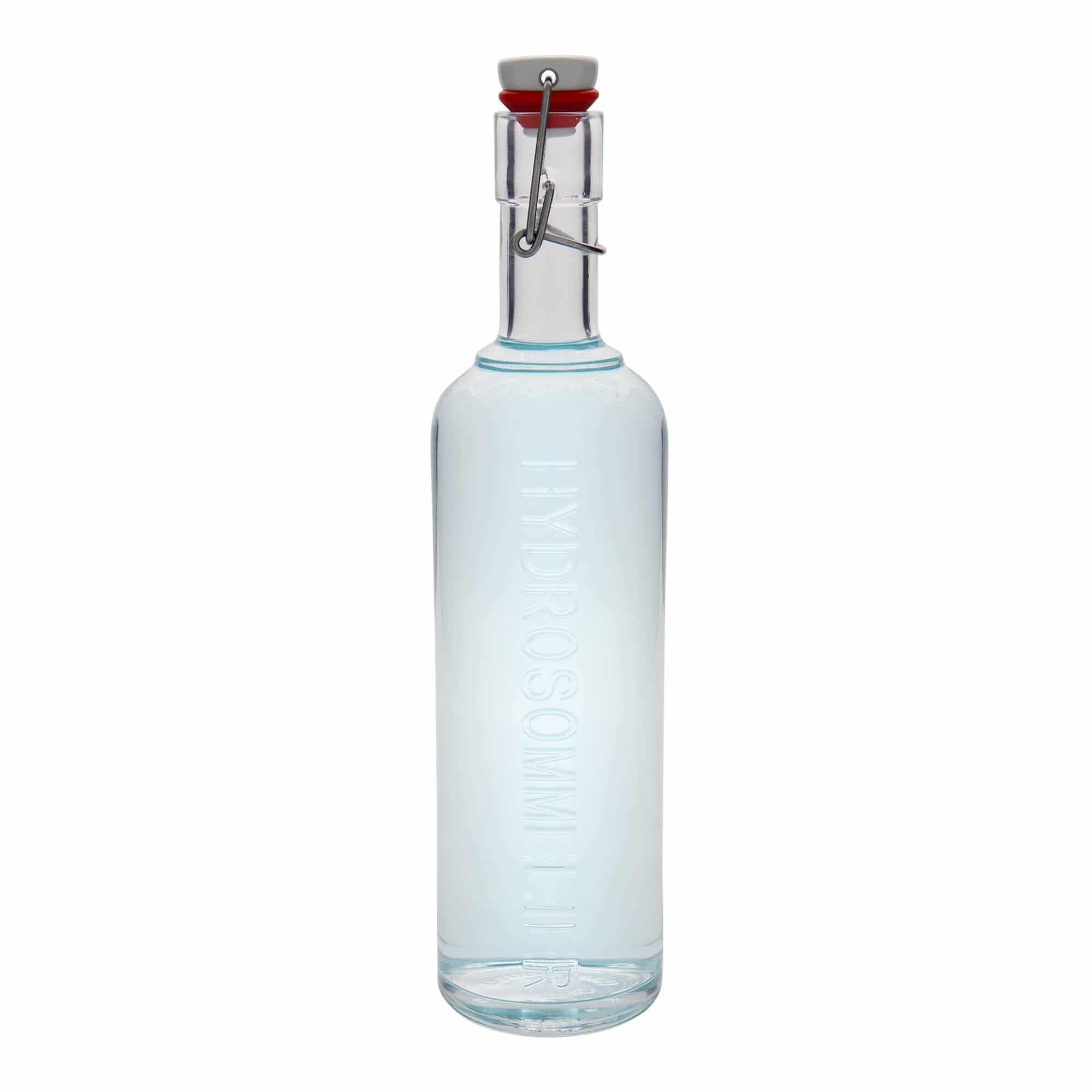 1000 ml lasipullo 'Optima Hydrosommelier', suu: patenttikorkki