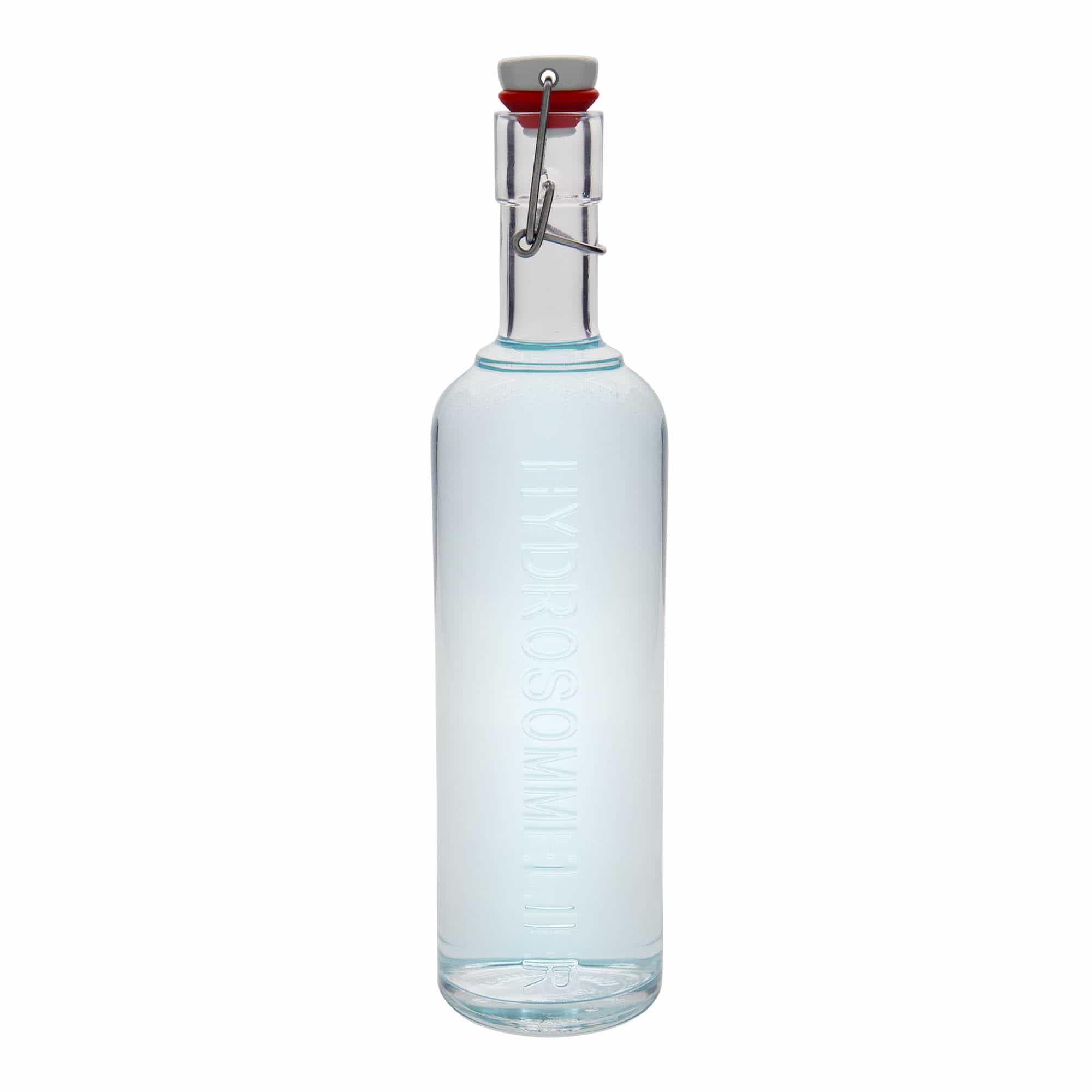 1 000 ml lasipullo 'Optima Hydrosommelier', suuaukon suljin: metallilukko 1 000 ml lasipullo 'Optima Hydrosommelier', suuaukon suljin: metallilukko