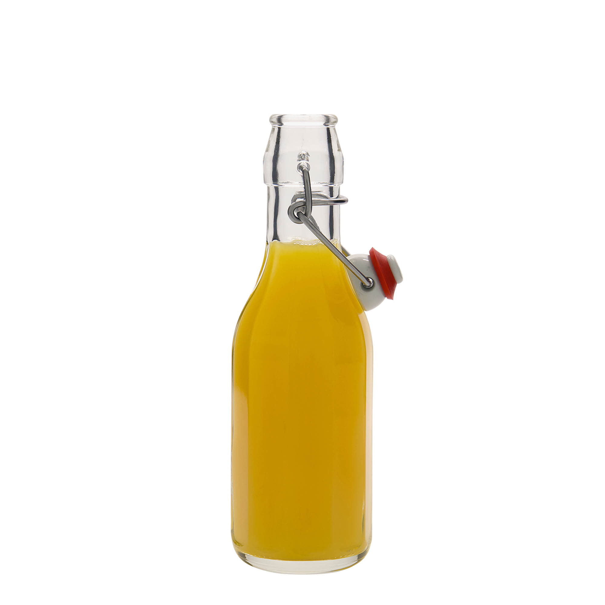 250 ml lasipullo 'Bravo', kymmenkulmainen, suuaukko: lukittava metallikorkki